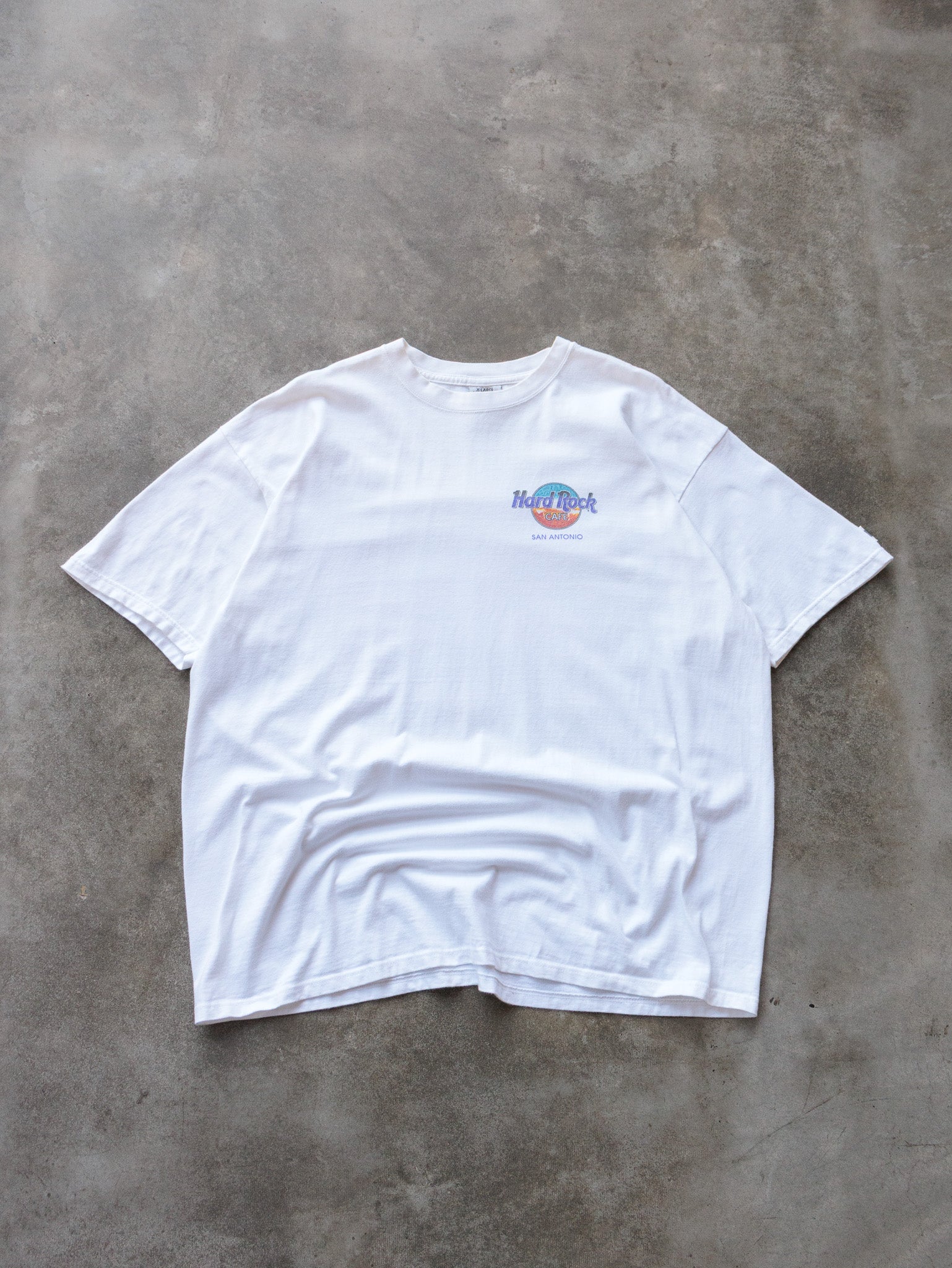 Vintage 90s White Hard Rock Cafe San Antonio Tee (XL)