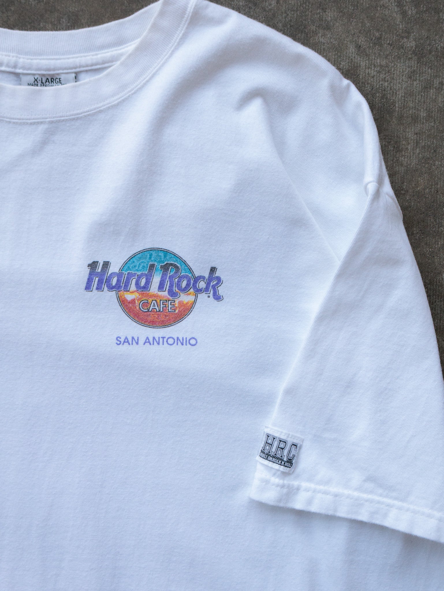 Vintage 90s White Hard Rock Cafe San Antonio Tee (XL)