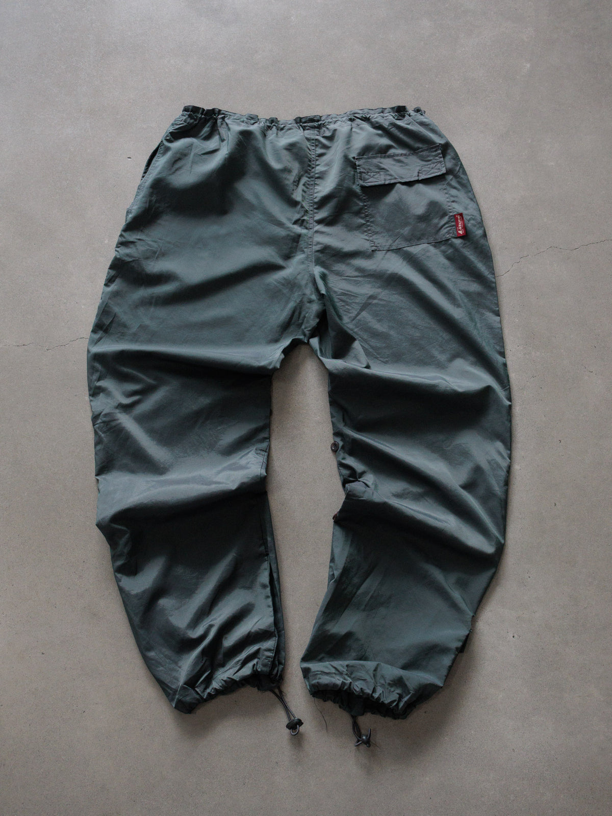 Vintage Green Snap Track Pants (2XL)