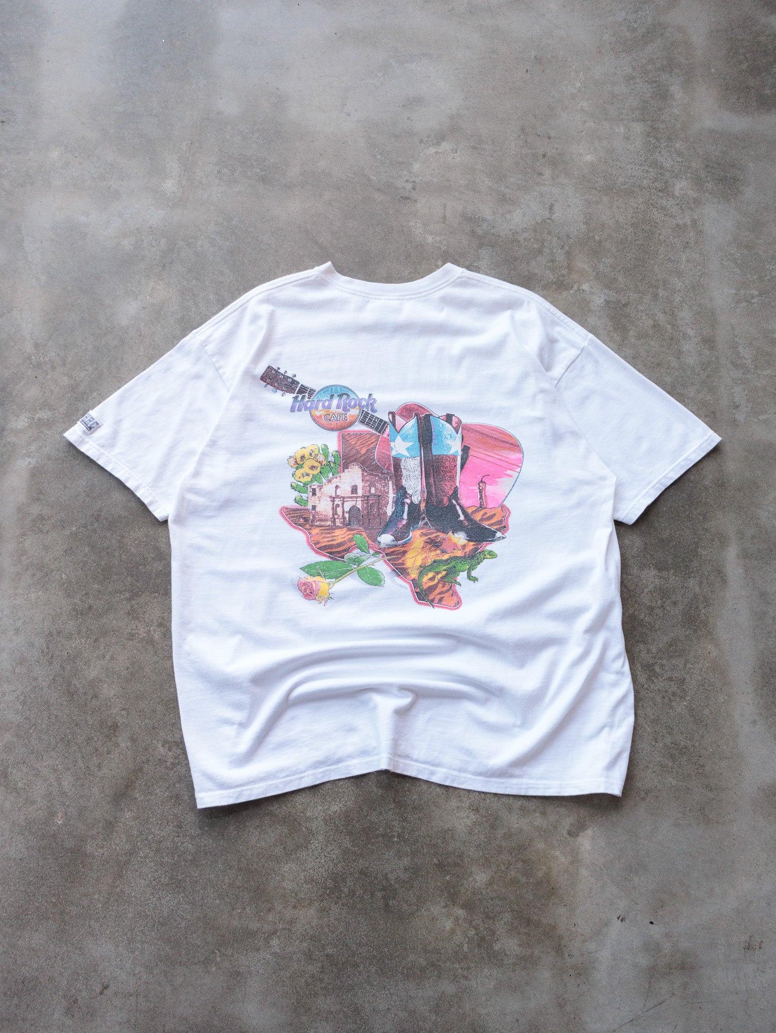 Vintage 90s White Hard Rock Cafe San Antonio Tee (XL)