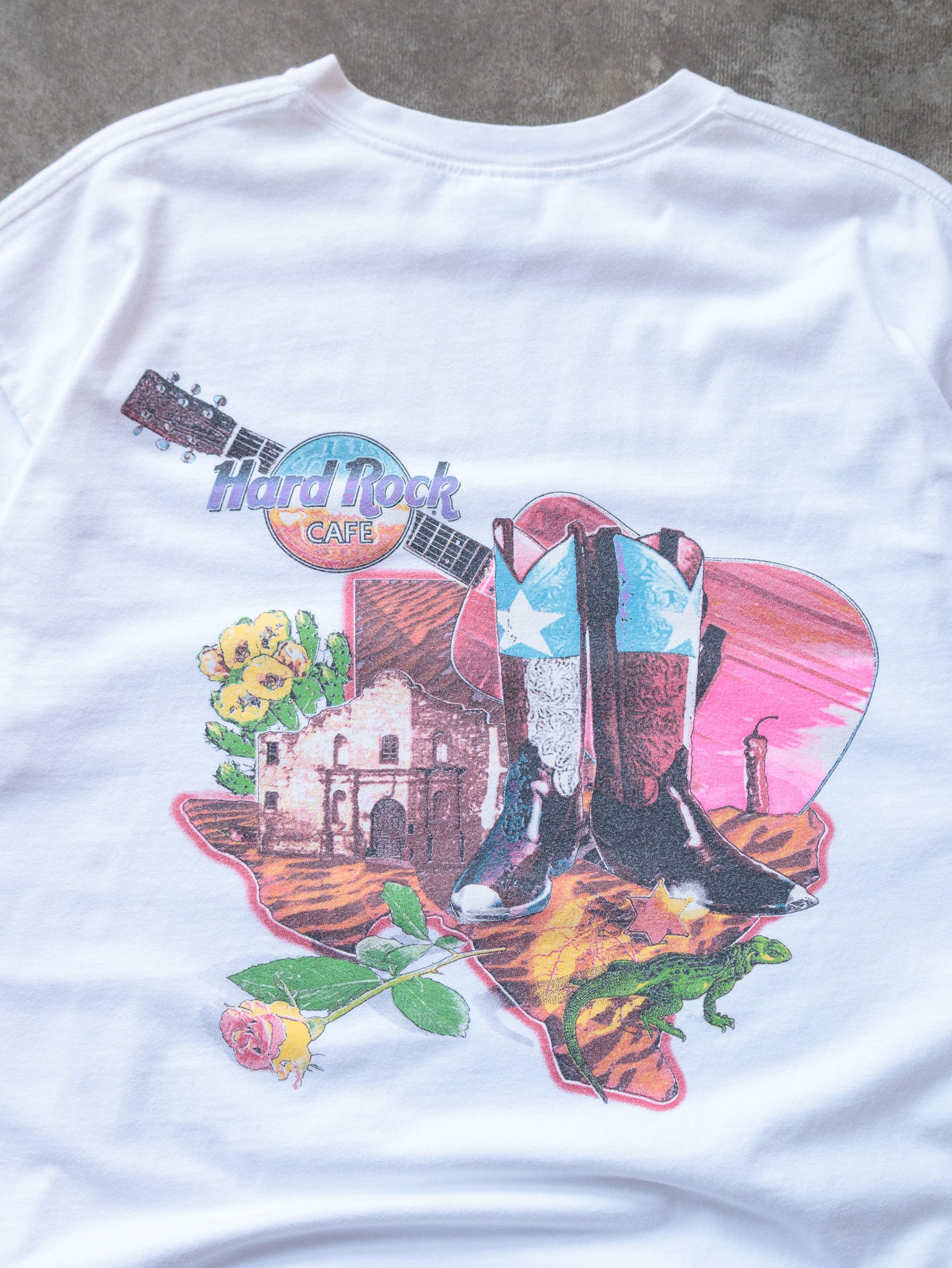Vintage 90s White Hard Rock Cafe San Antonio Tee (XL)