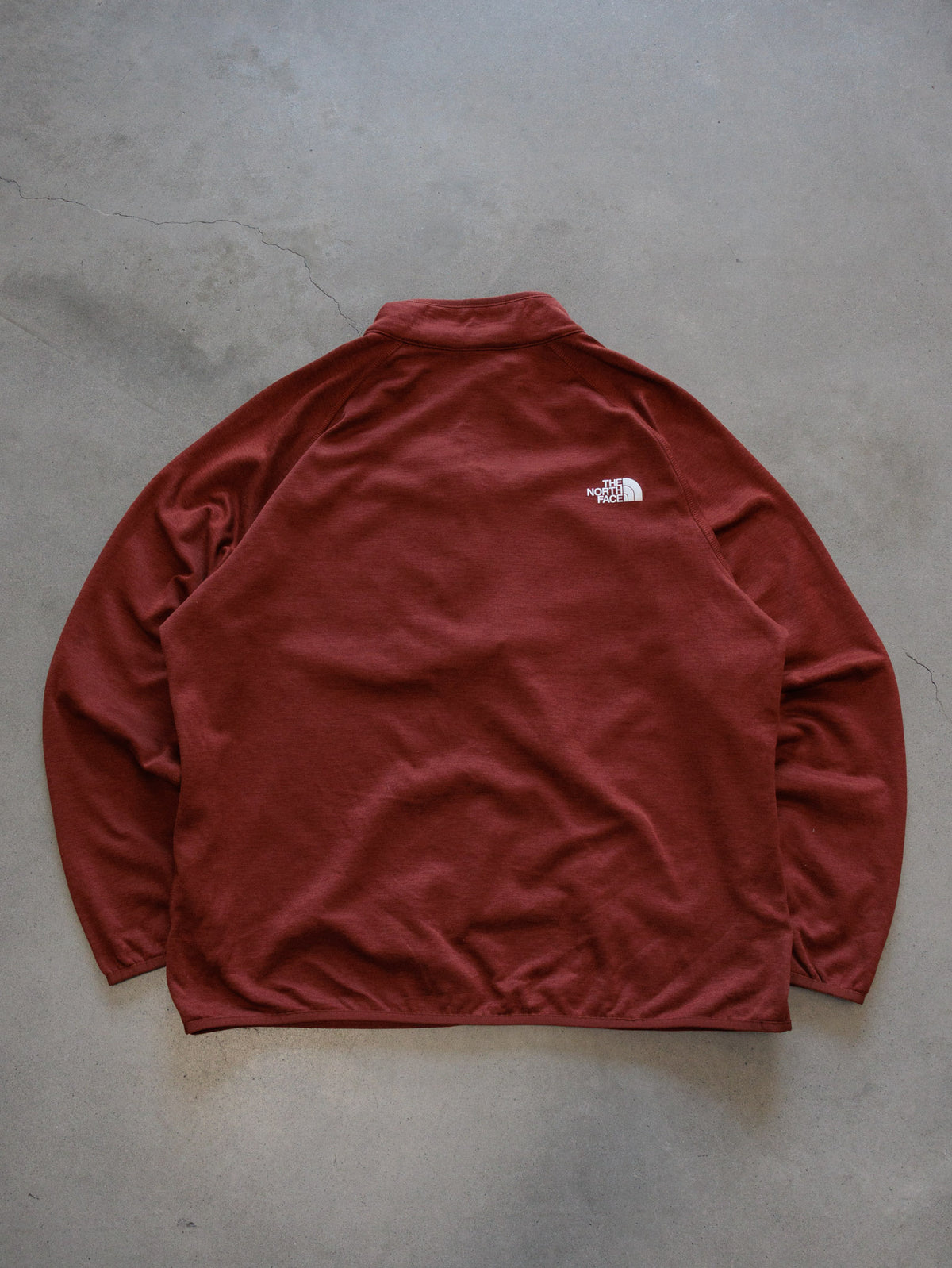 Vintage Red The North Face Fleece Quarter Zip (XL)