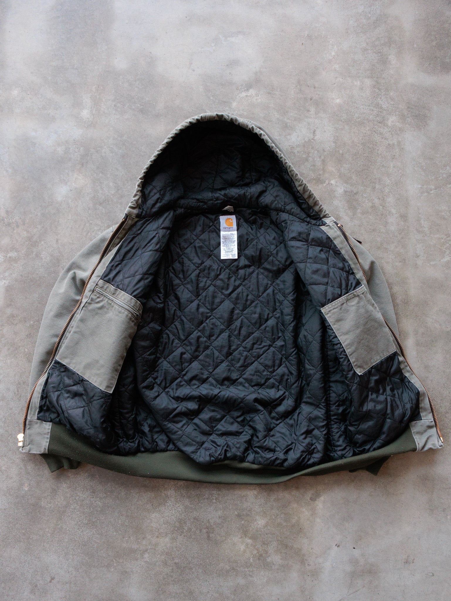 Vintage 2003 Carhartt J281 MOS 'Moss Green' Active Jacket (L)