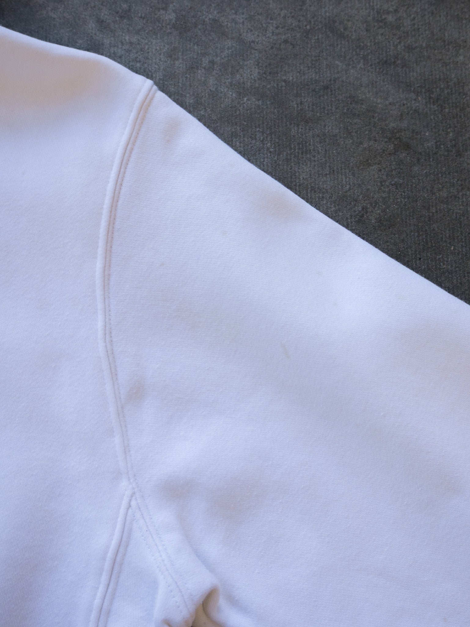 Vintage White Nike Logo Hoodie (S)