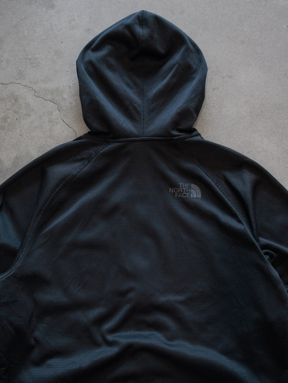 Vintage Black The North Face Full Zip Hoodie (M)