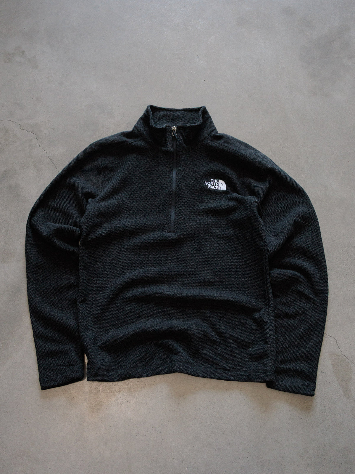 Vintage Black The North Face Fleece Quarter Zip (S)