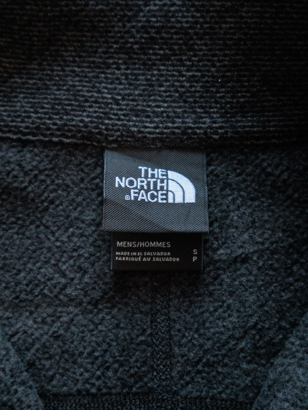 Vintage Black The North Face Fleece Quarter Zip (S)