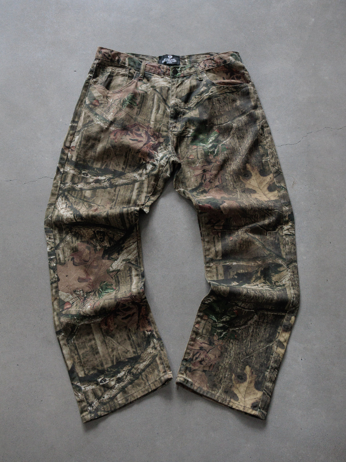 Vintage Brown Camo Mossy Oak Break-Up Infinity Pants (W36)