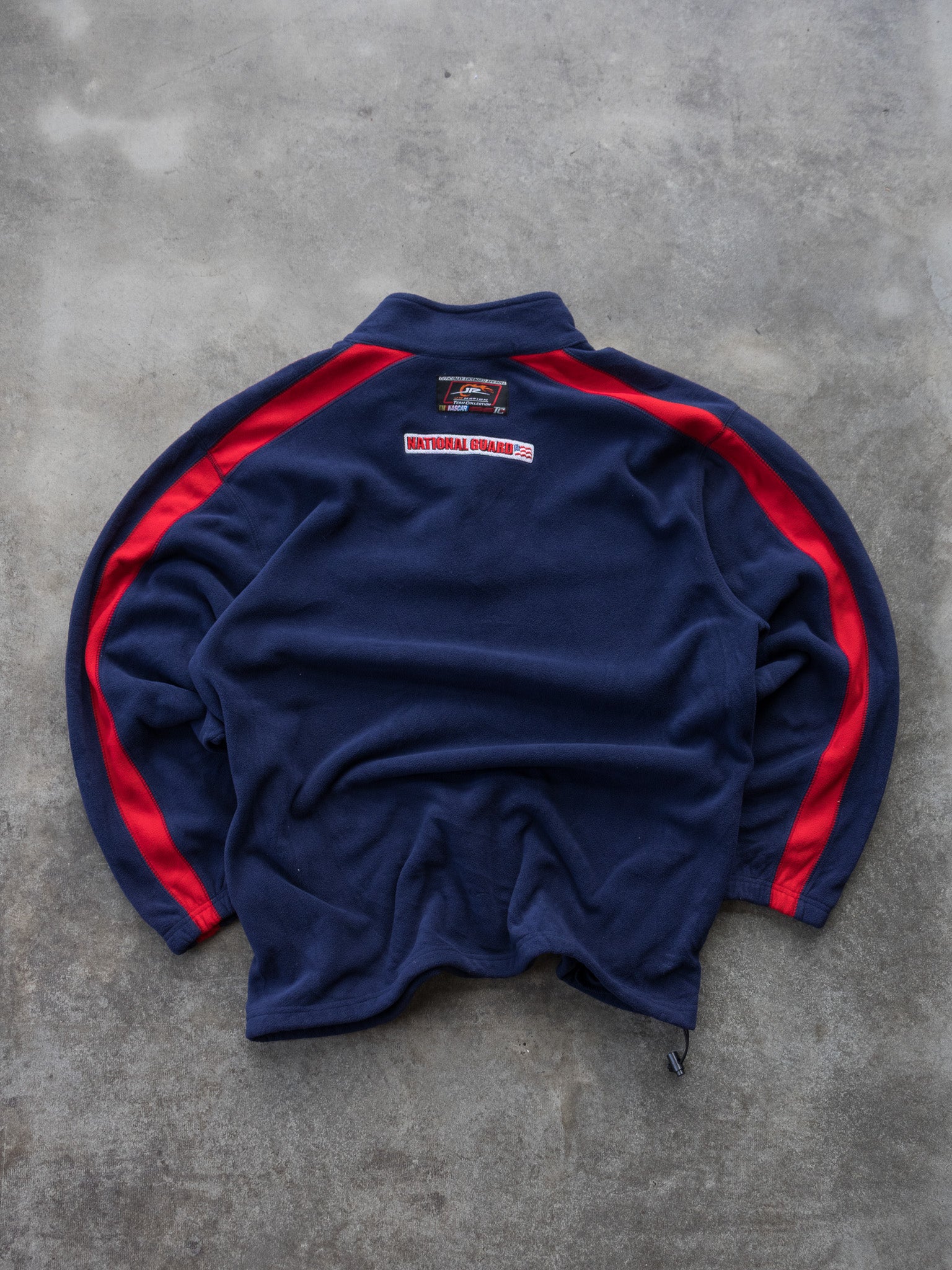 Vintage Dale Jr. NASCAR Quarter Zip Fleece Sweatshirt  (XL)