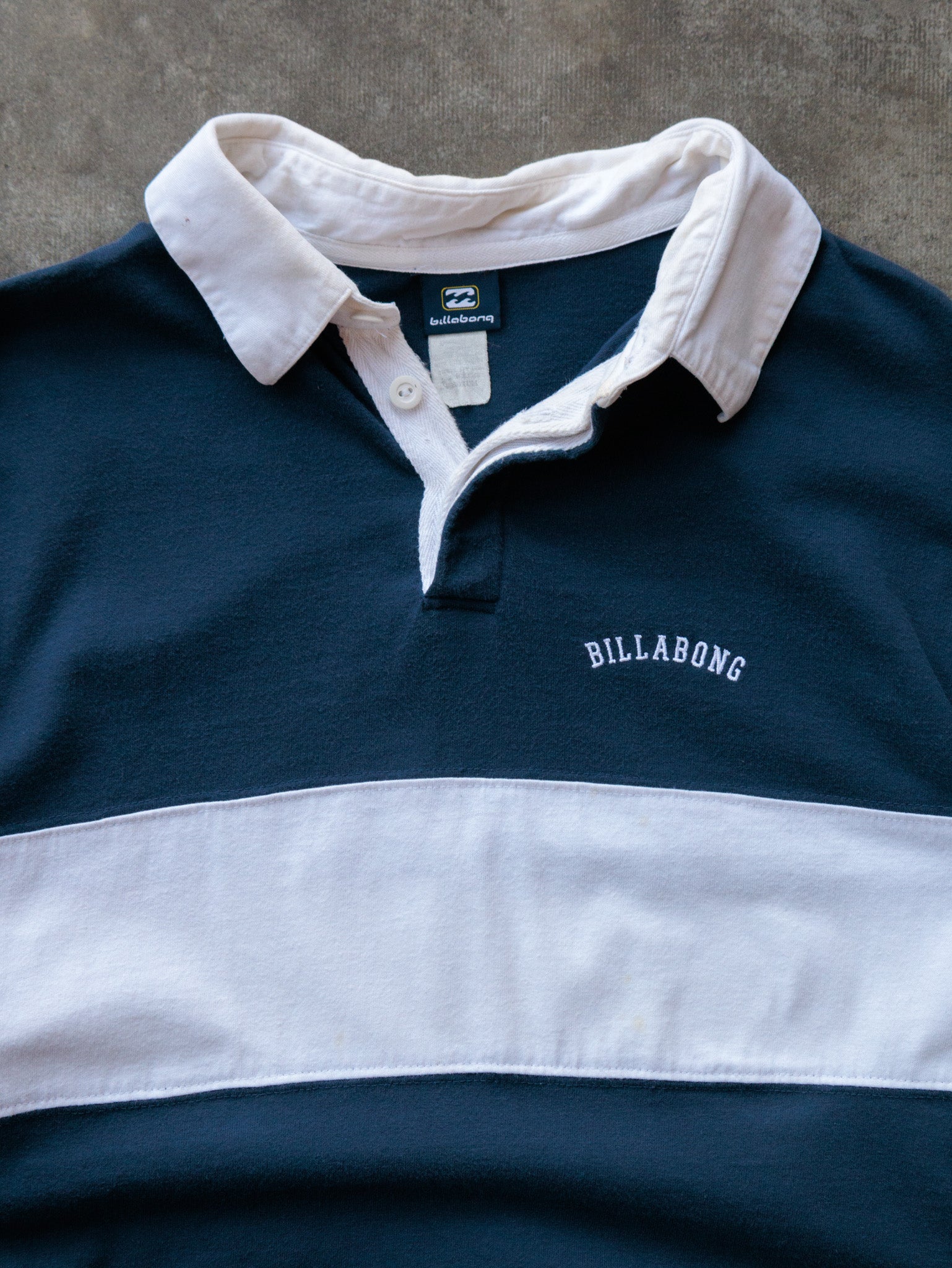 Vintage Navy Billabong Rugby Shirt (-)