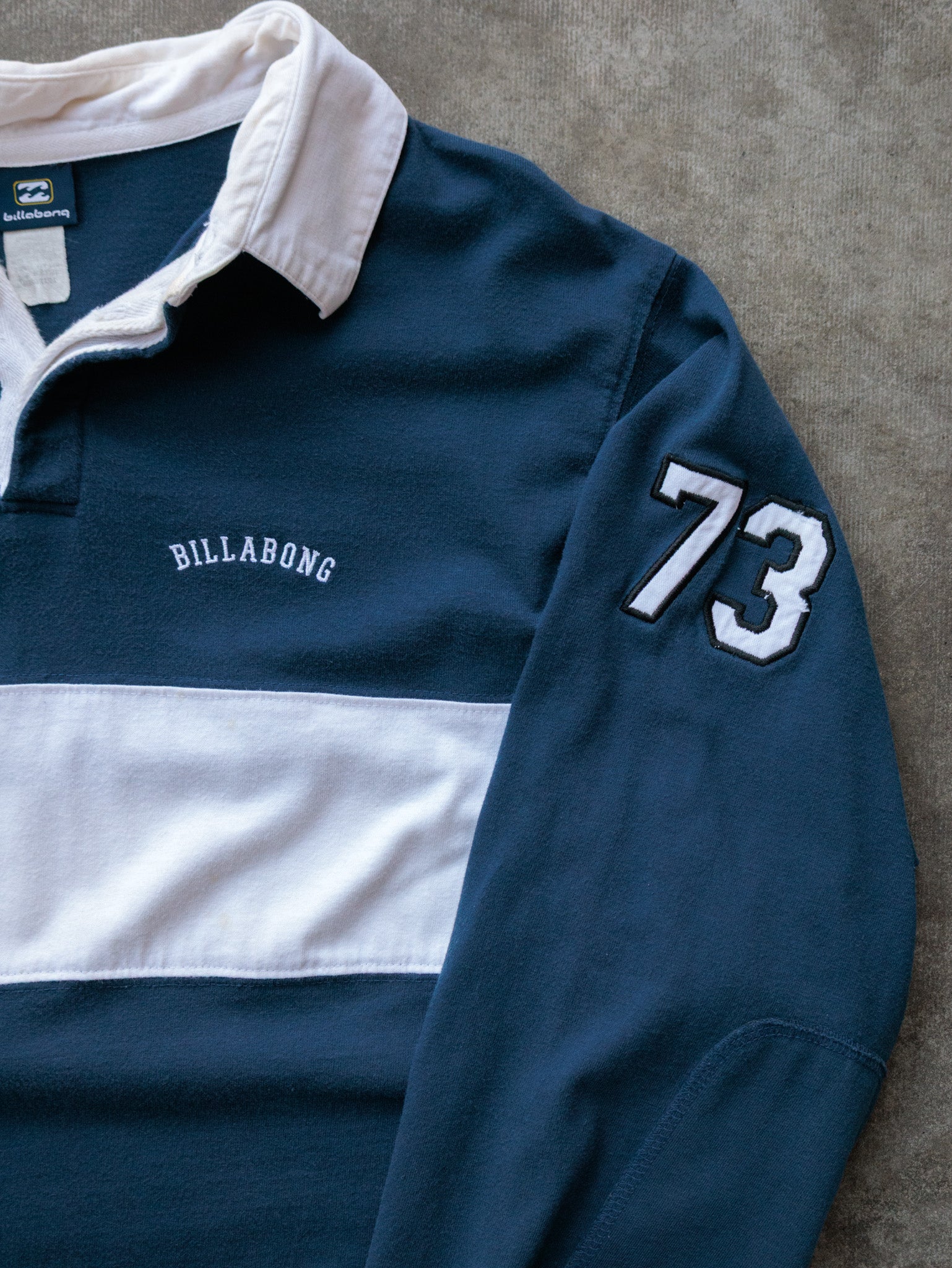 Vintage Navy Billabong Rugby Shirt (-)