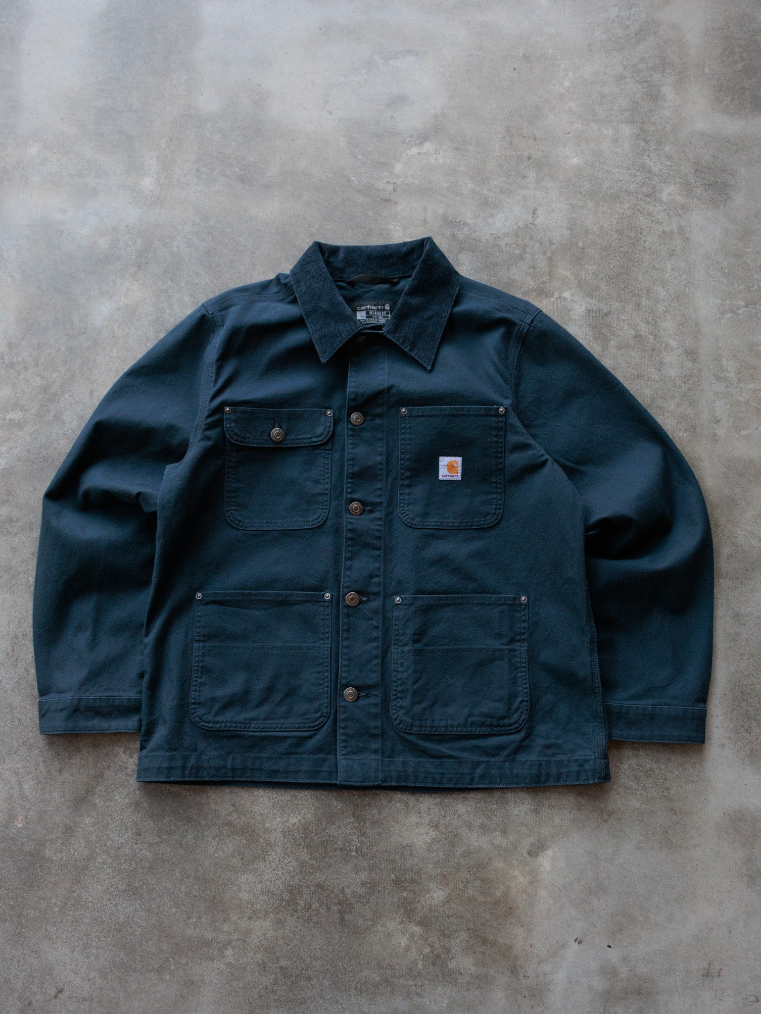 Carhartt OC6644-M 'Dark Navy' Chore Coat (L)