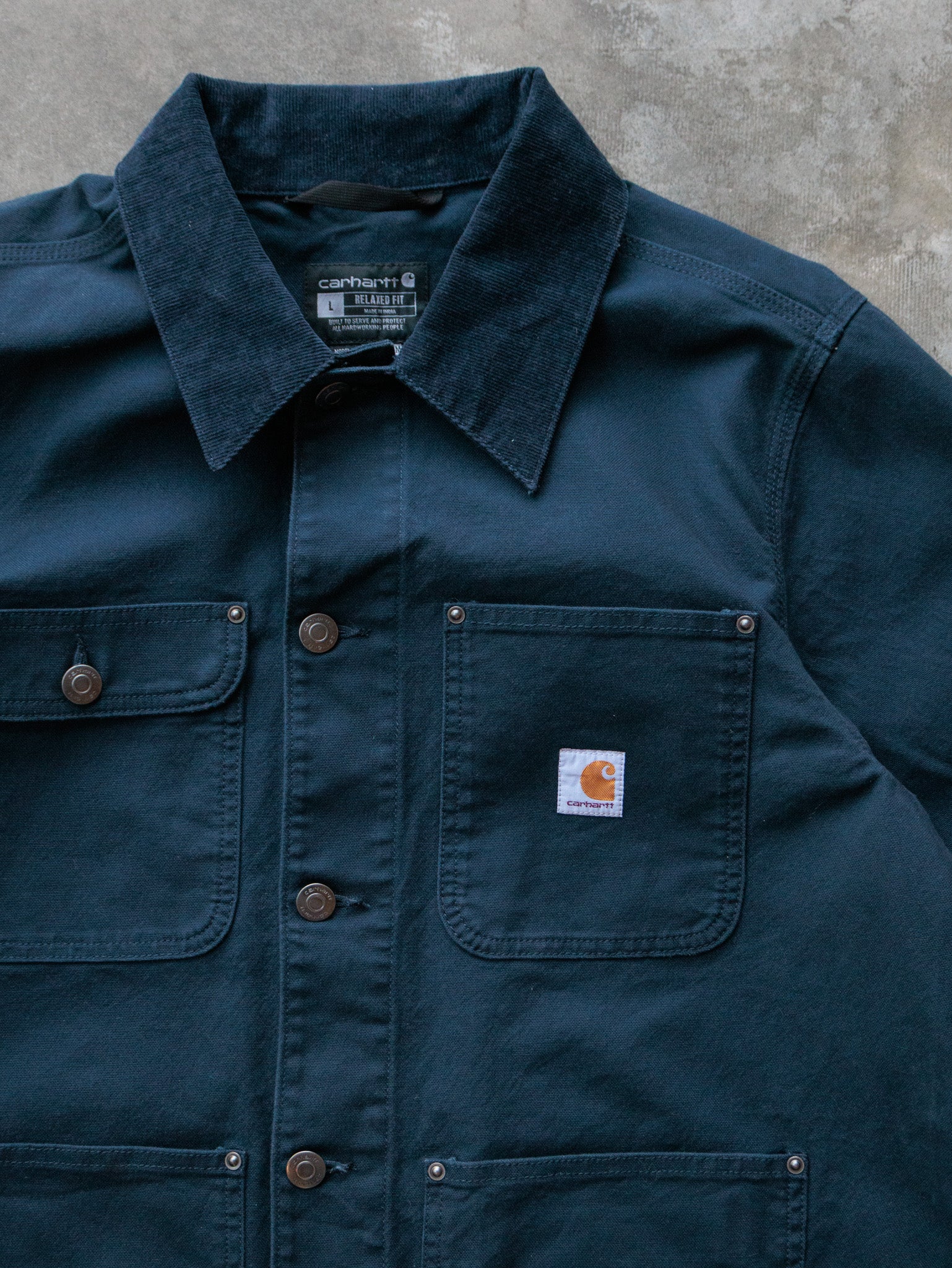 Carhartt OC6644-M 'Dark Navy' Chore Coat (L)
