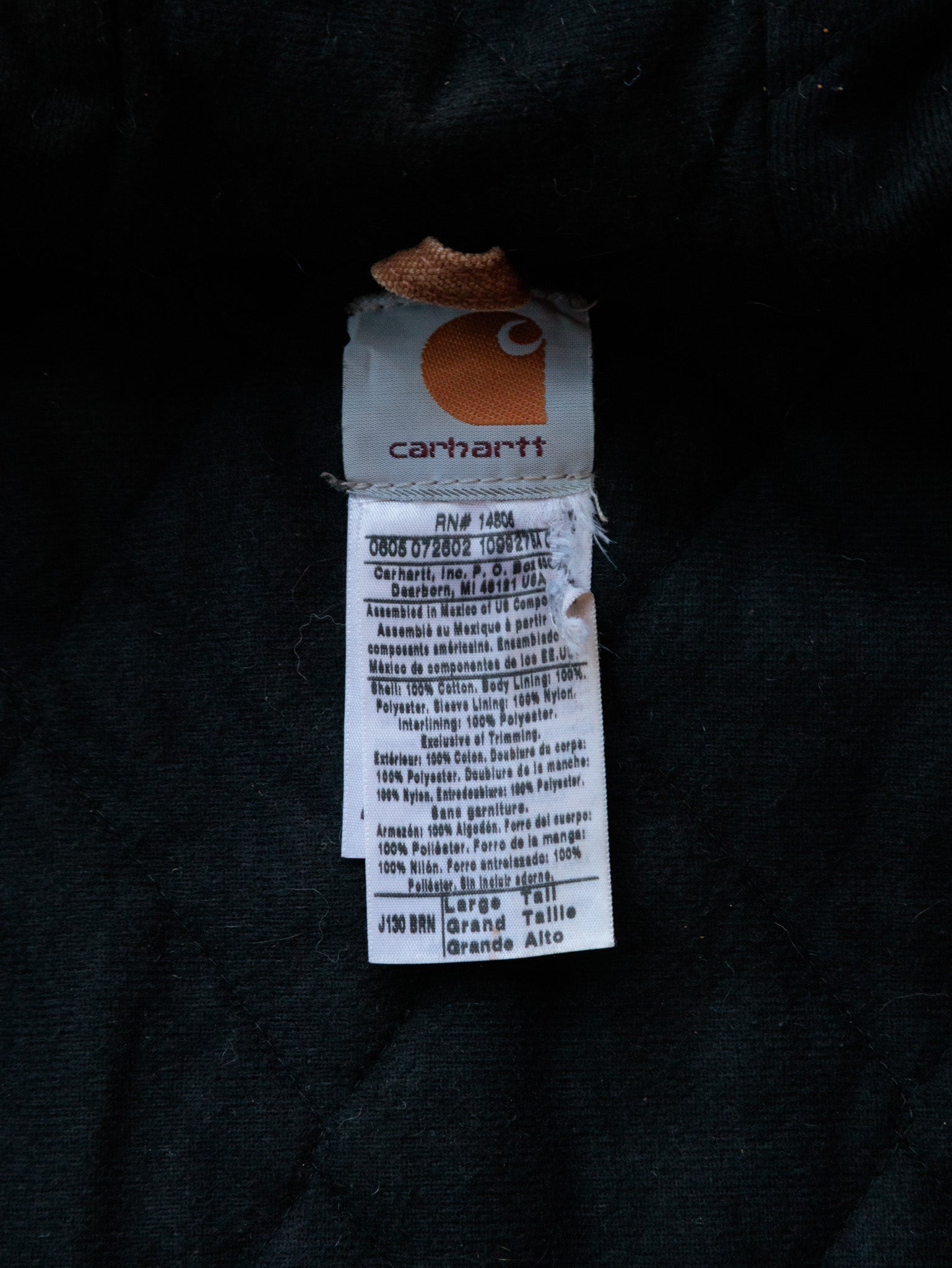 Vintage 2005 Carhartt J130 BRN 'Brown' Active Jacket (L)