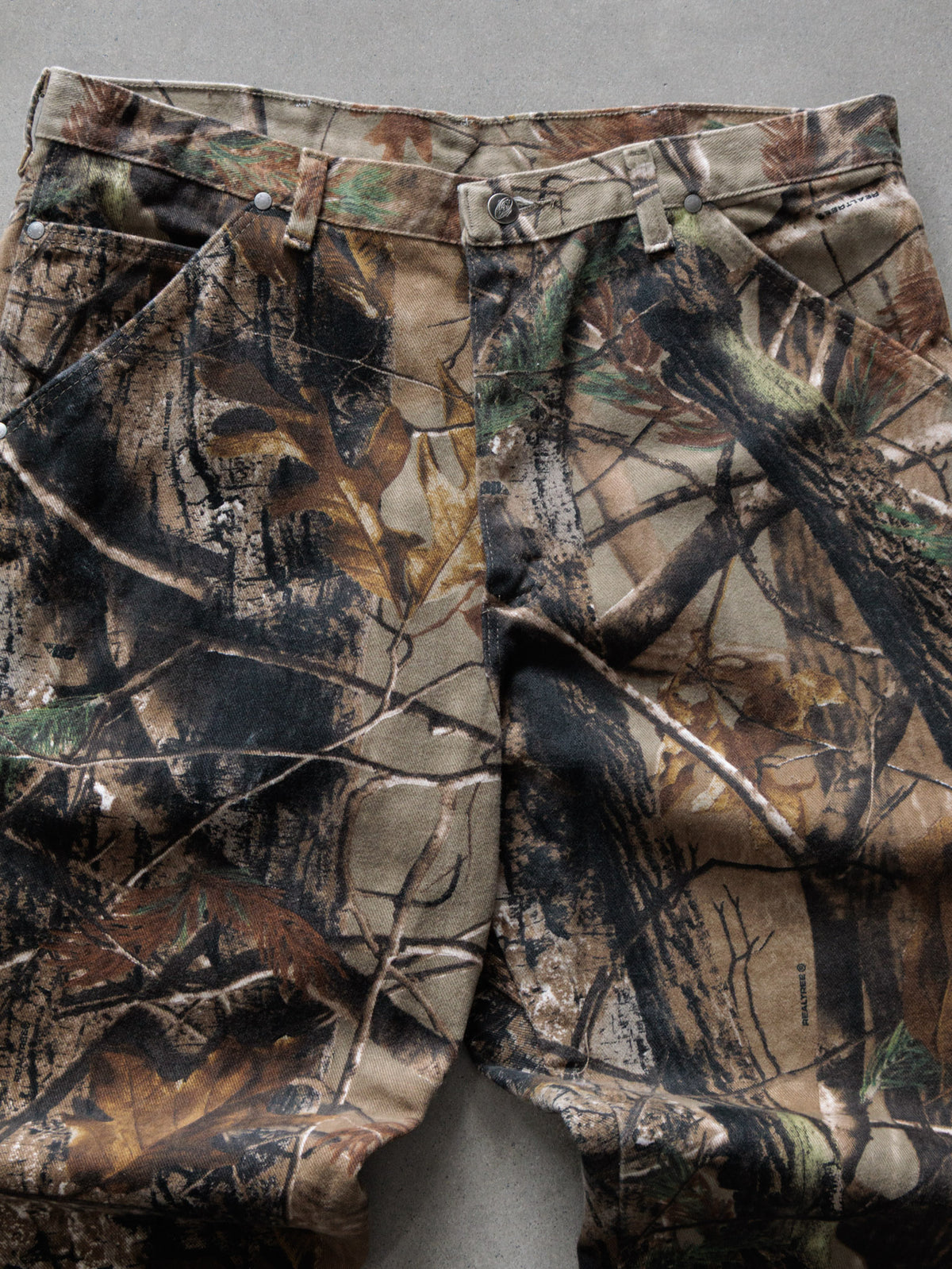 Vintage Brown Realtree Camo Wrangler Cargo Pants (W36)