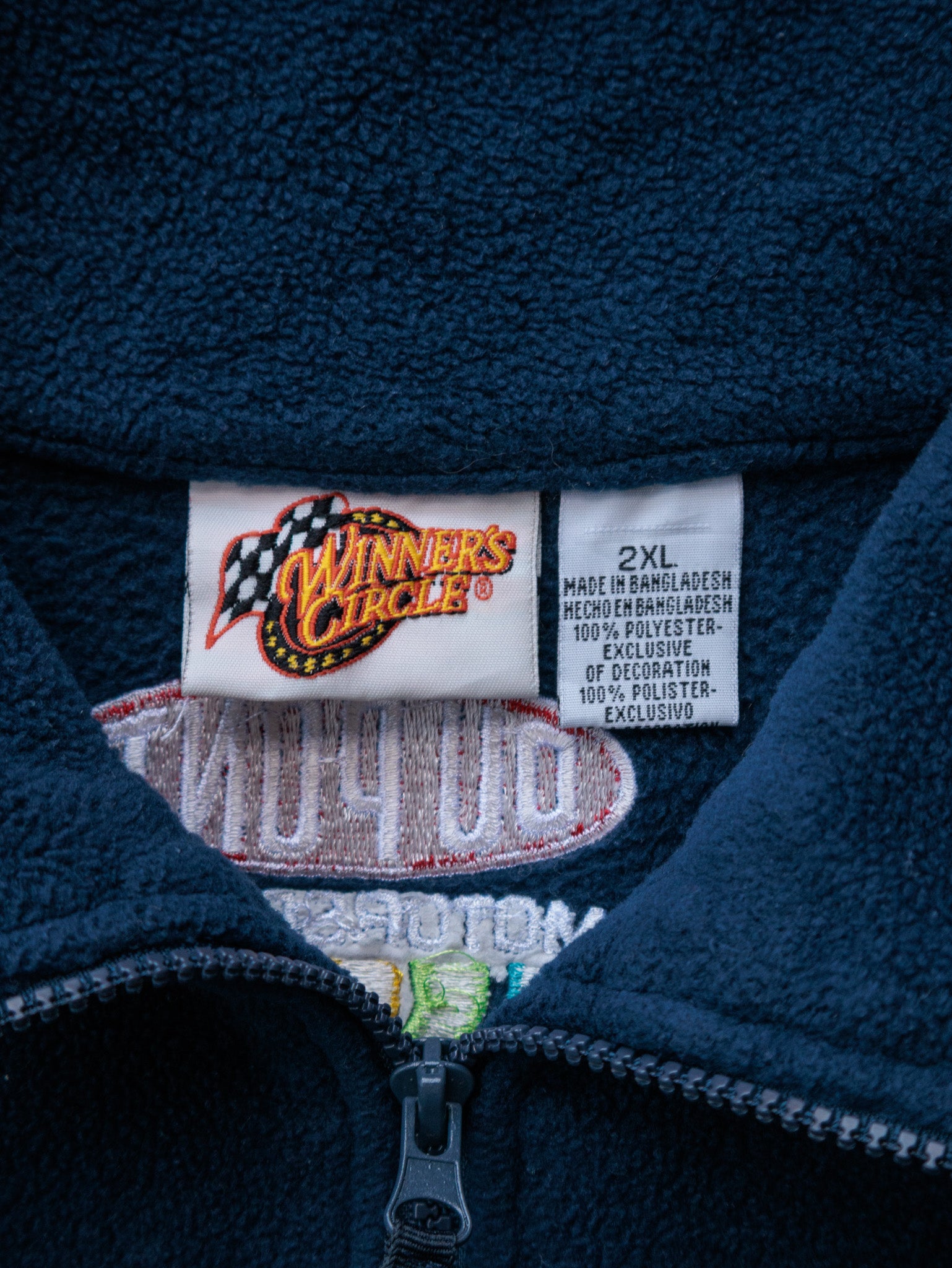 Vintage 00s Navy NASCAR Jeff Gordon #24 Fleece Quarter Zip (2XL)