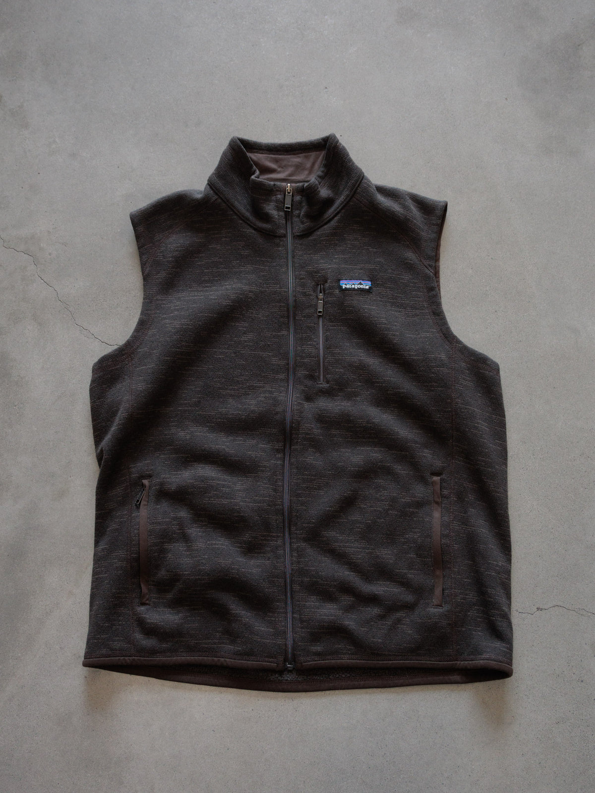 Vintage Brown Patagonia Fleece Vest (XL)