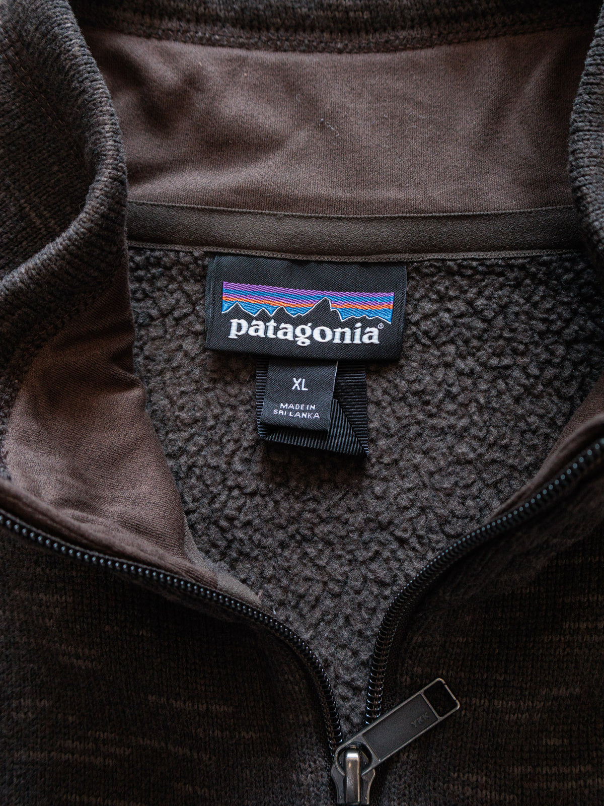 Vintage Brown Patagonia Fleece Vest (XL)