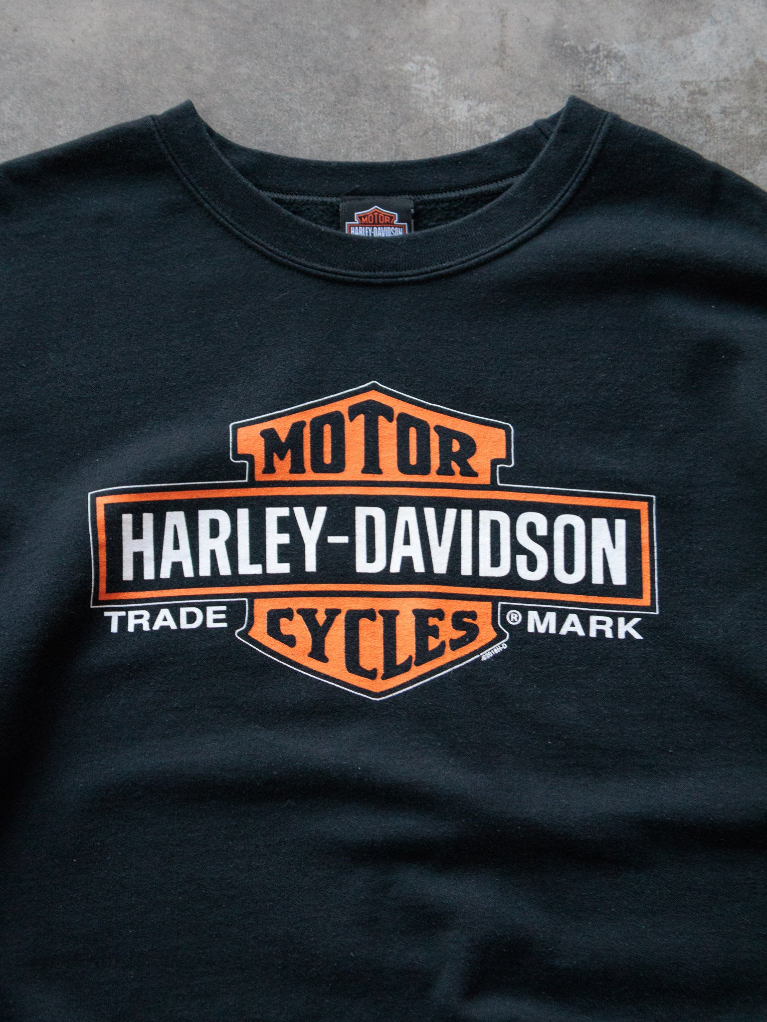 Vintage Black Harley-Davidson Deadwood South Dakota Sweatshirt (XL)