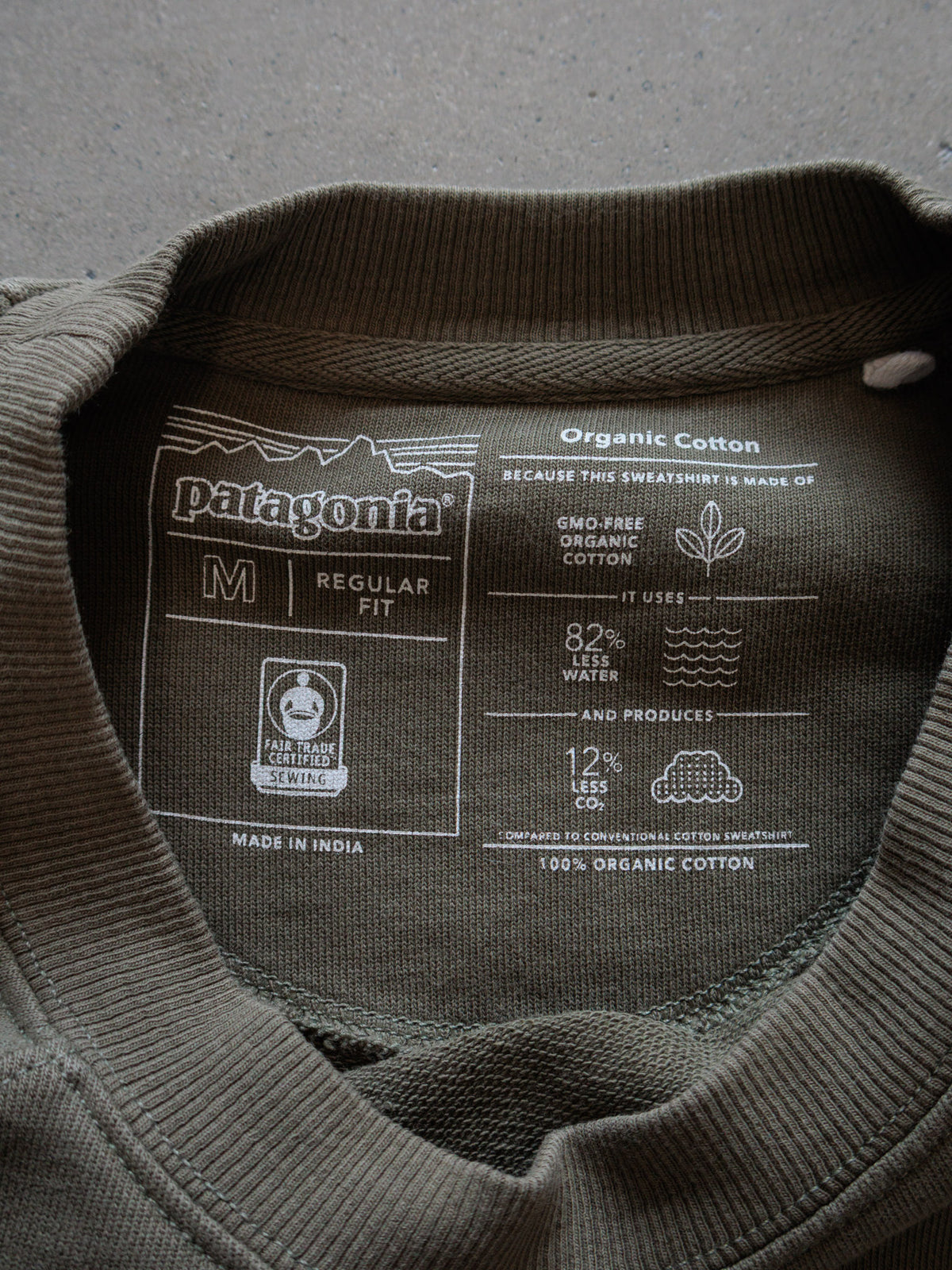 Vintage Green Patagonia Sweatshirt (M)