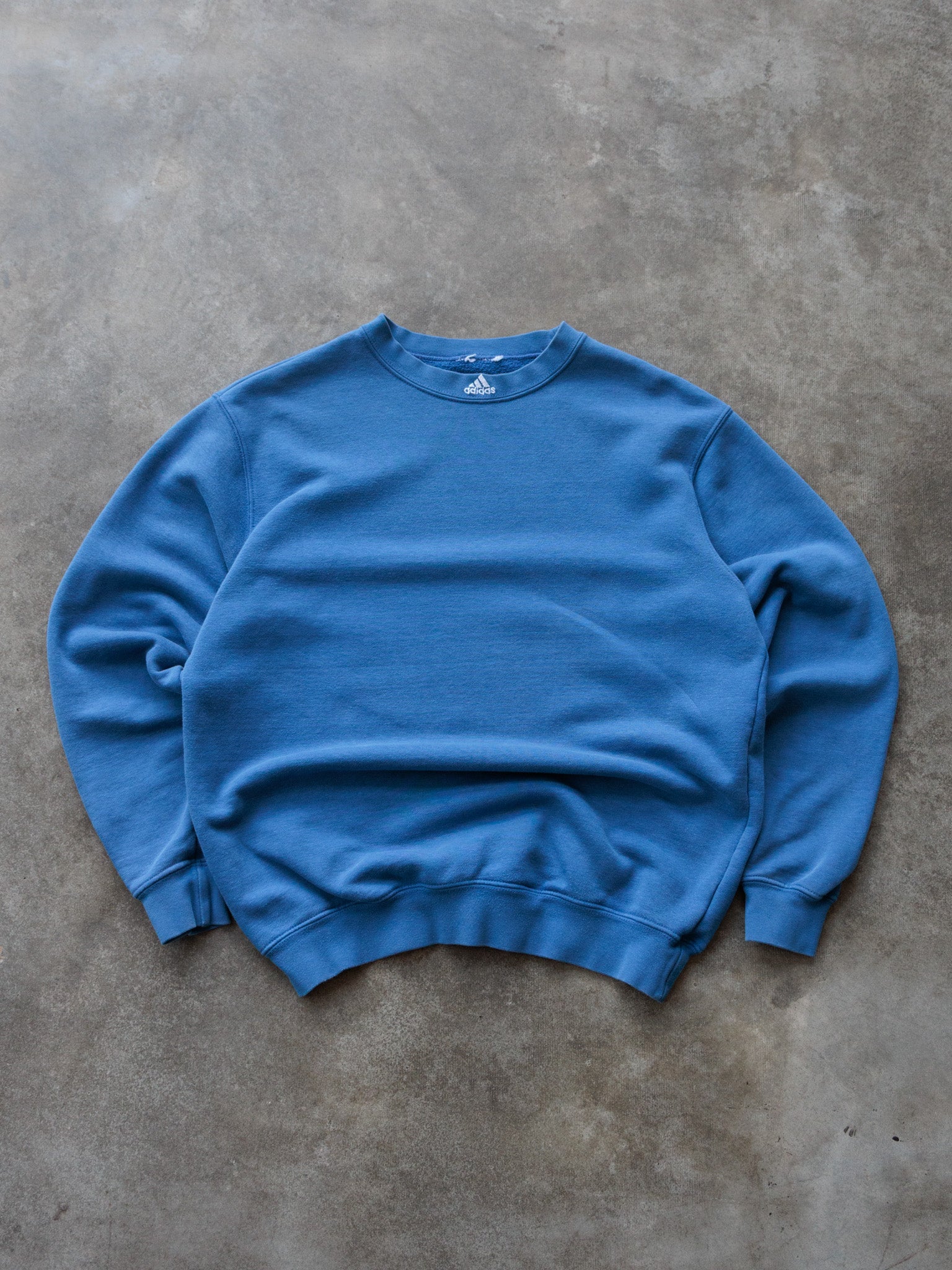 Vintage Blue Adidas Sweatshirt (L)