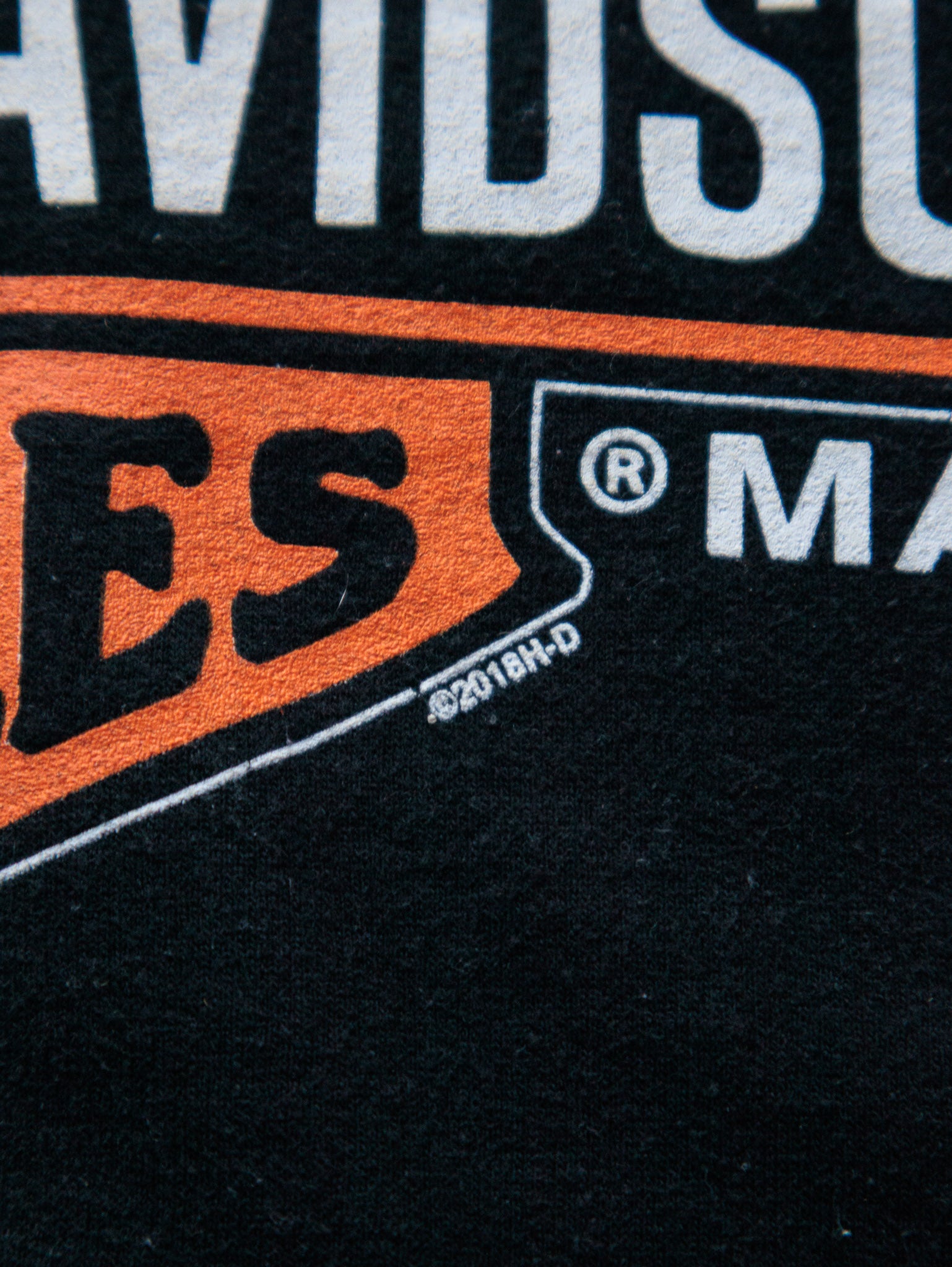 Vintage Black Harley-Davidson Deadwood South Dakota Sweatshirt (XL)
