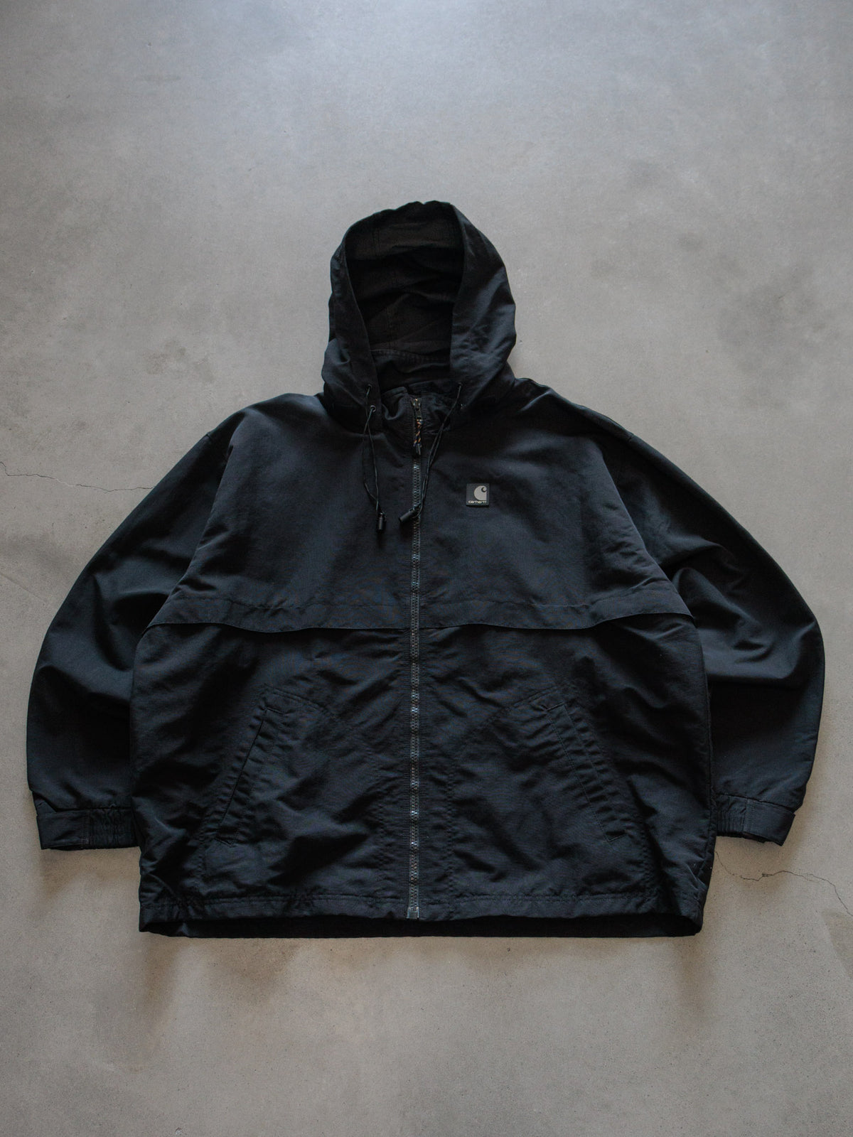 Vintage Black Carhartt Windbreaker (-)