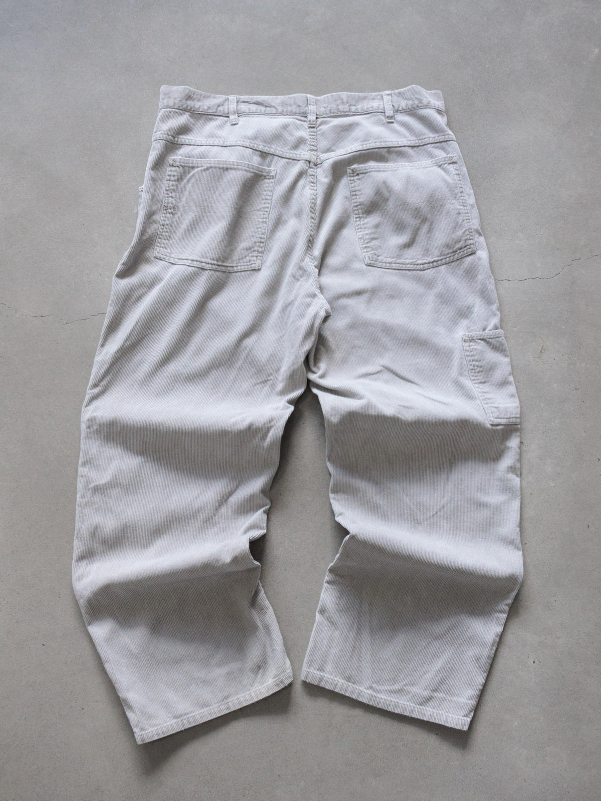 Vintage 00s Grey Gap Miner Double Knee Carpenter Pants (W38)