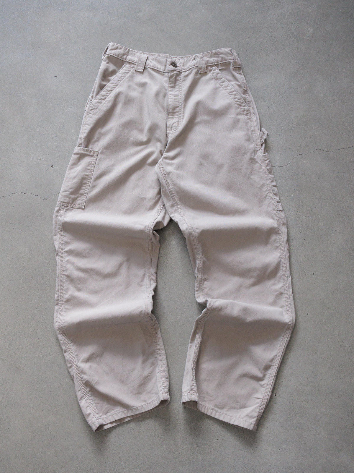 Beige Carhartt Carpenter Pants (W31)