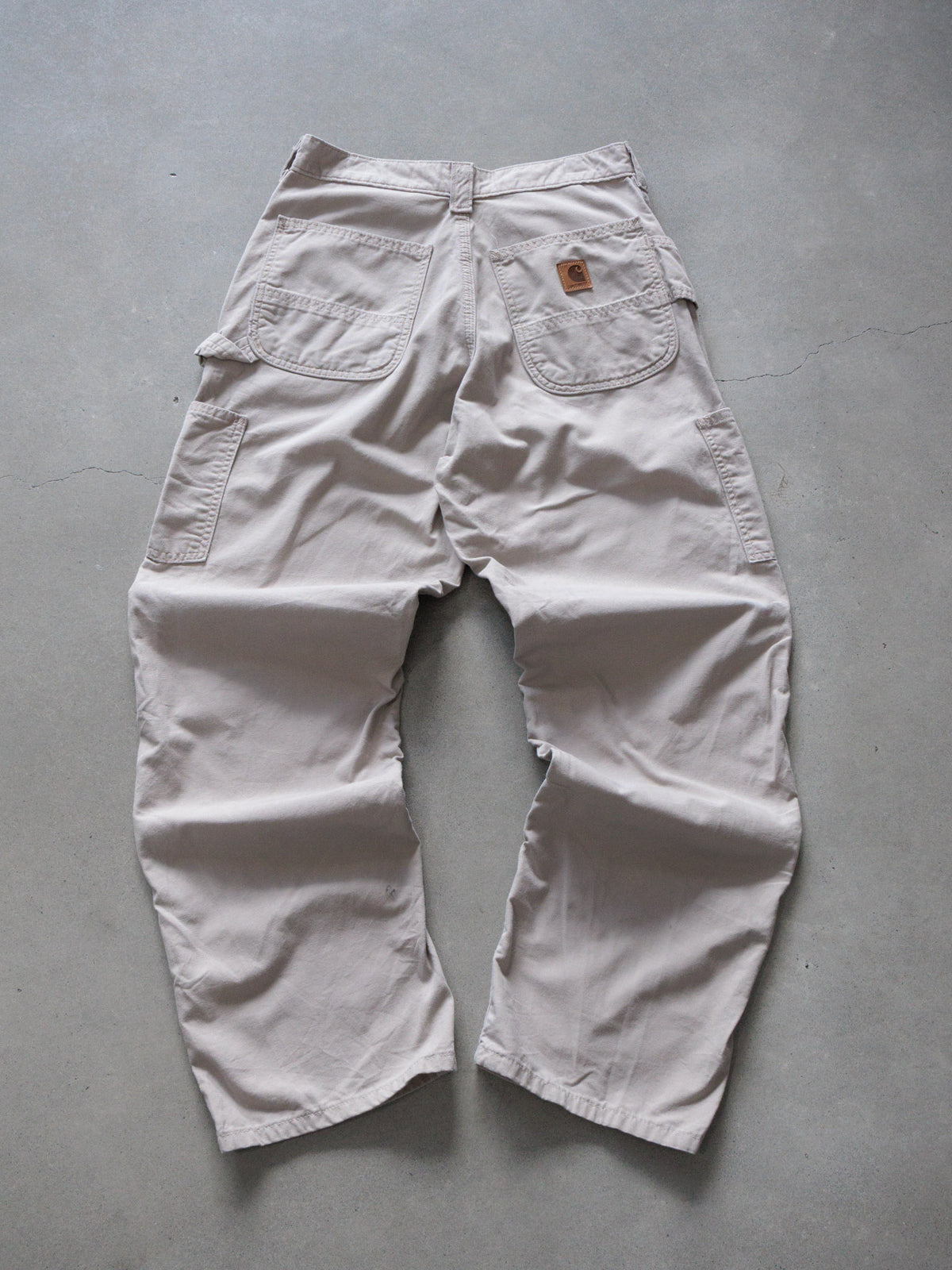 Beige Carhartt Carpenter Pants (W31)