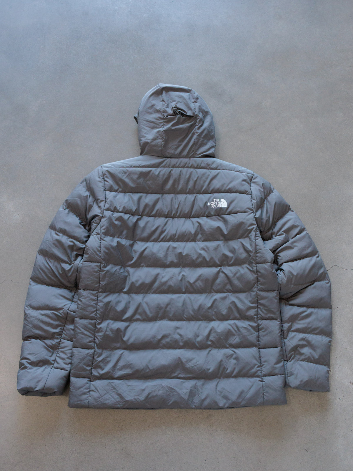Vintage Grey The North Face Puffer Jacket (M)