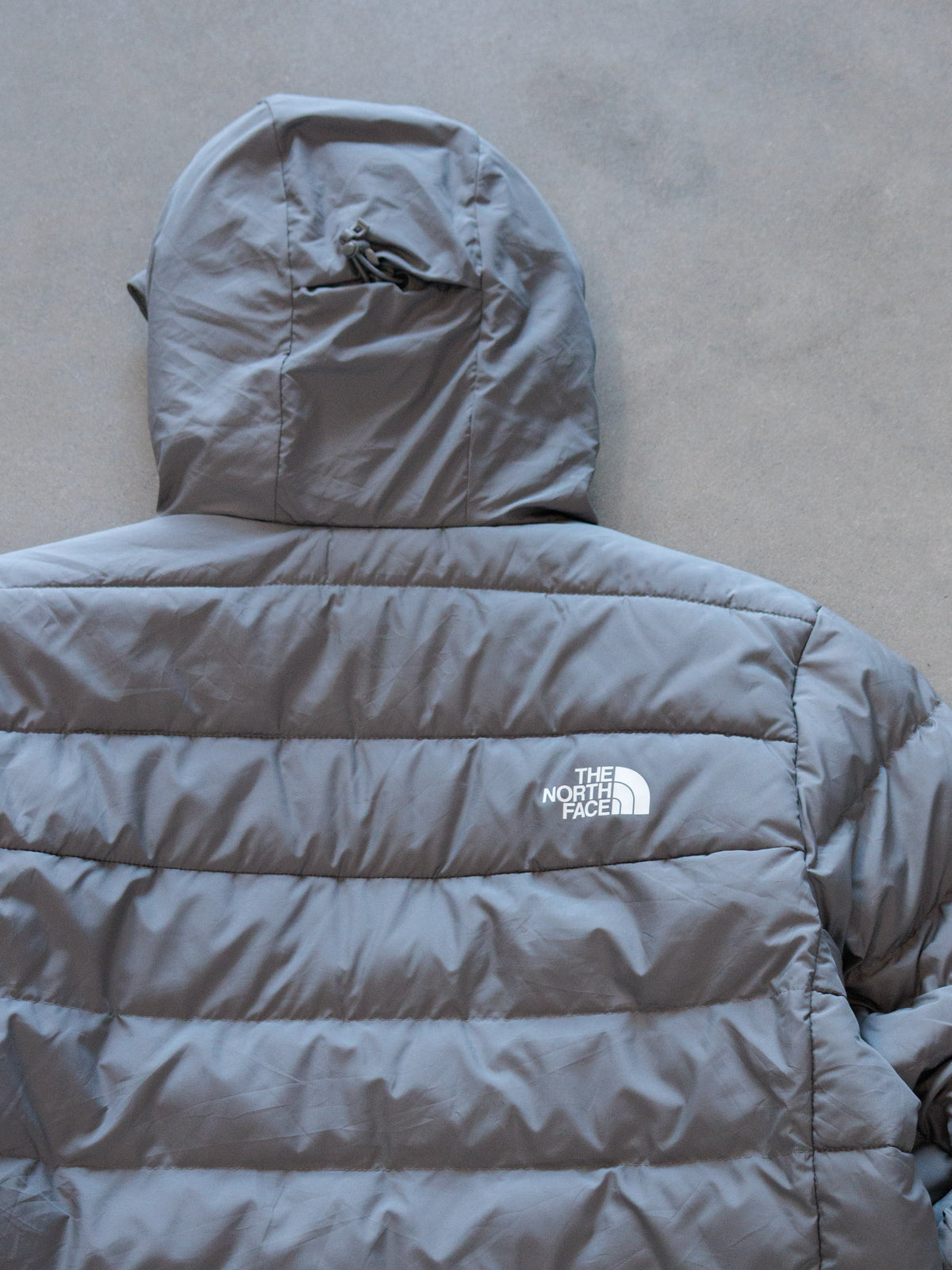 Vintage Grey The North Face Puffer Jacket (M)