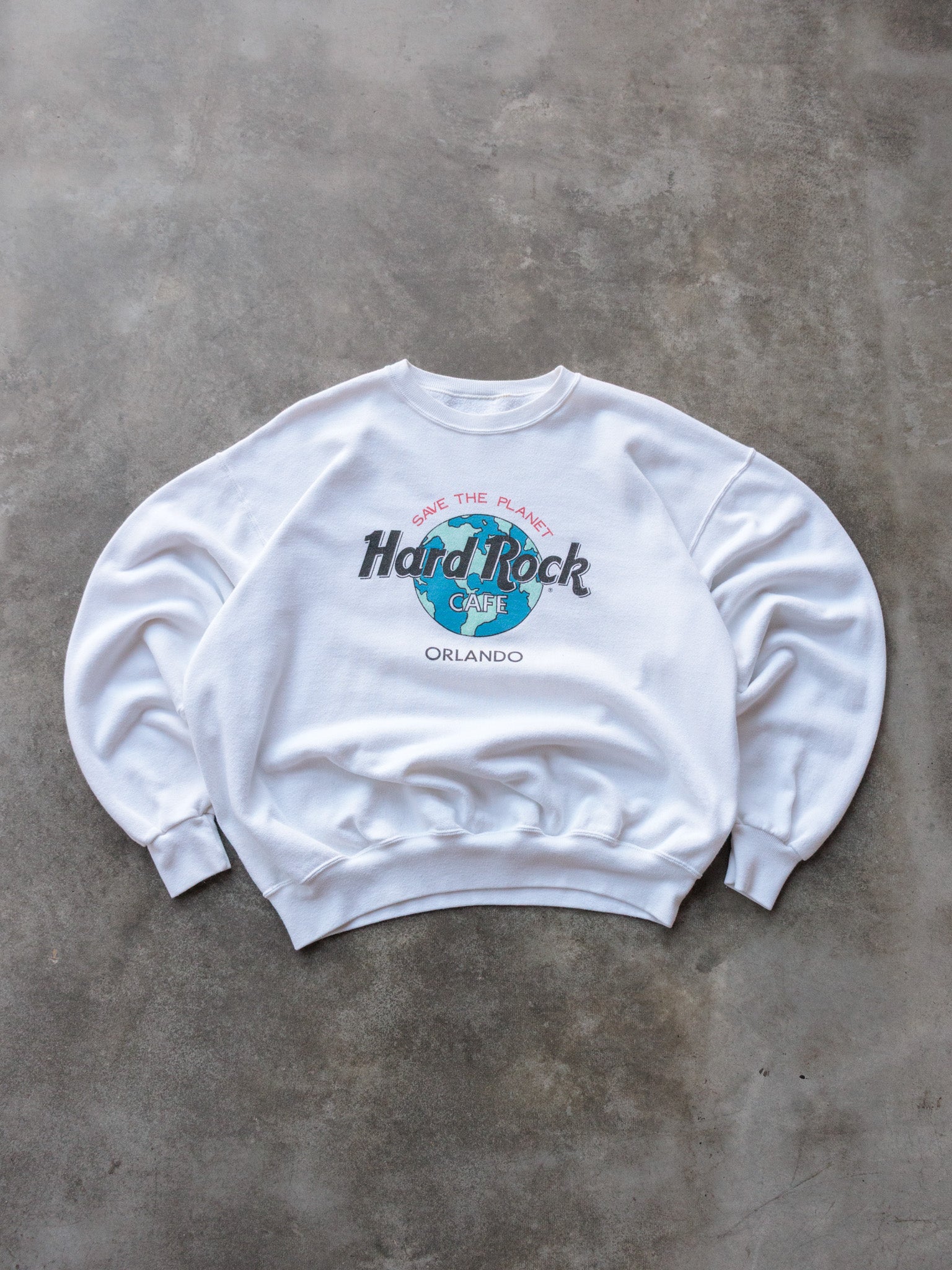 Vintage White Hard Rock Cafe Orlando Sweatshirt (-)