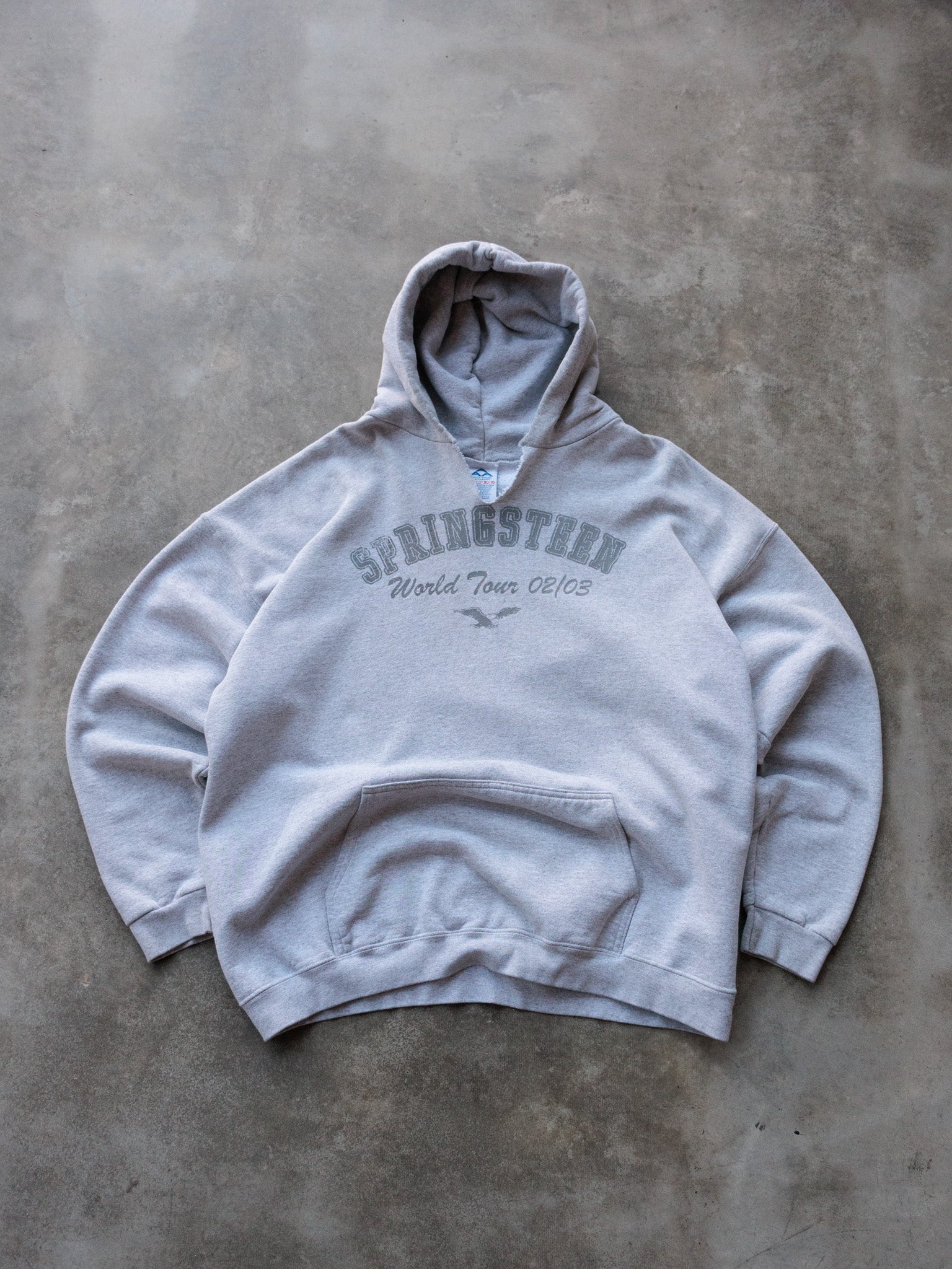 Vintage 2003 Grey Springsteen Hoodie (XL)