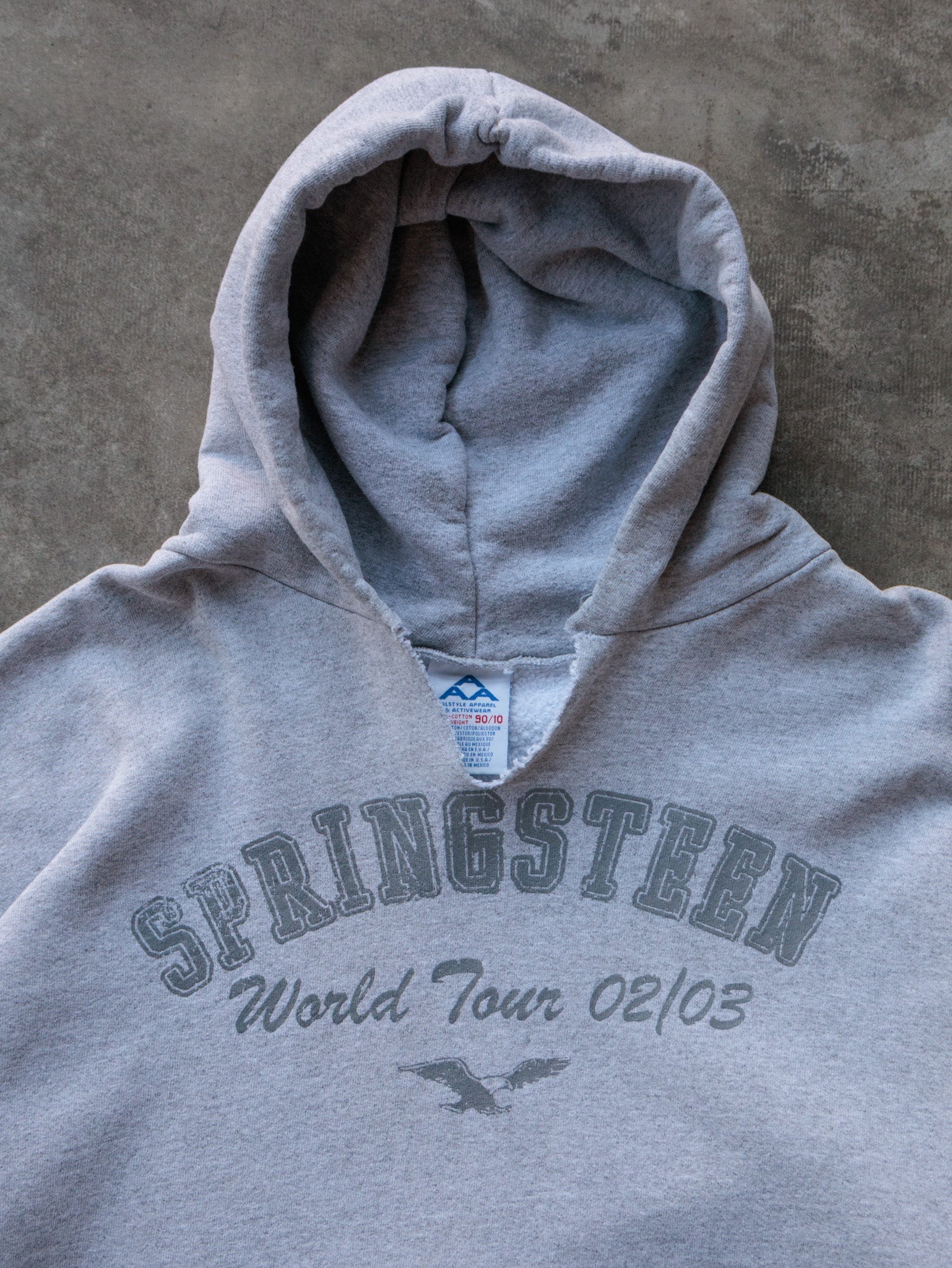 Vintage 2003 Grey Springsteen Hoodie (XL)
