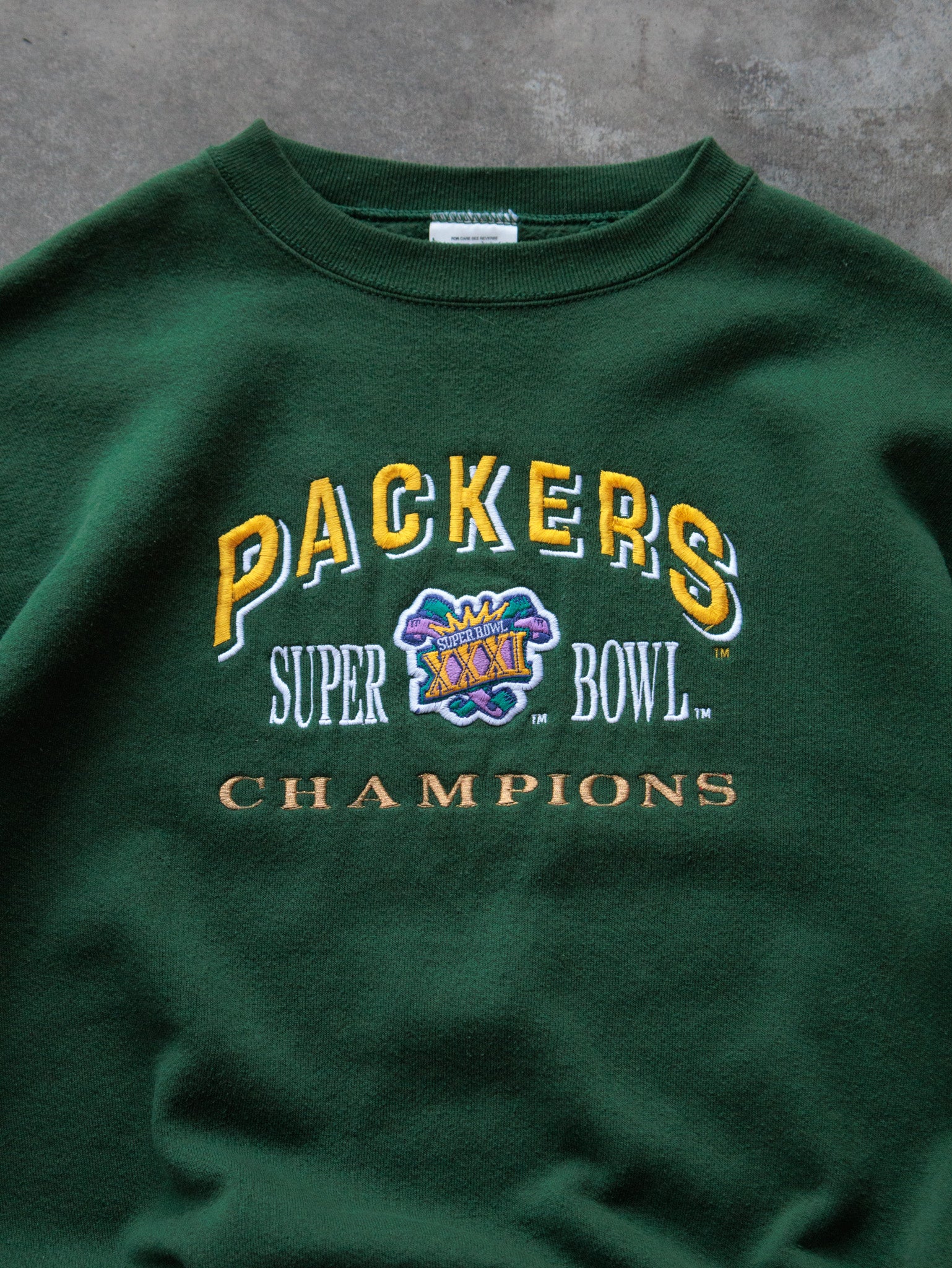 Vintage 1997 Green Bay Packers Super Bowl Champions Sweatshirt (L)