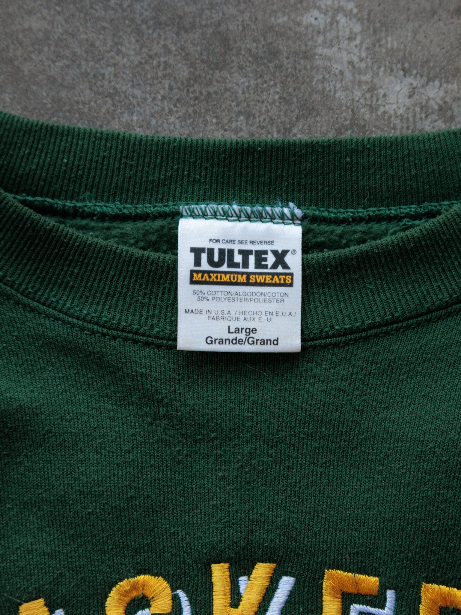 Vintage 1997 Green Bay Packers Super Bowl Champions Sweatshirt (L)