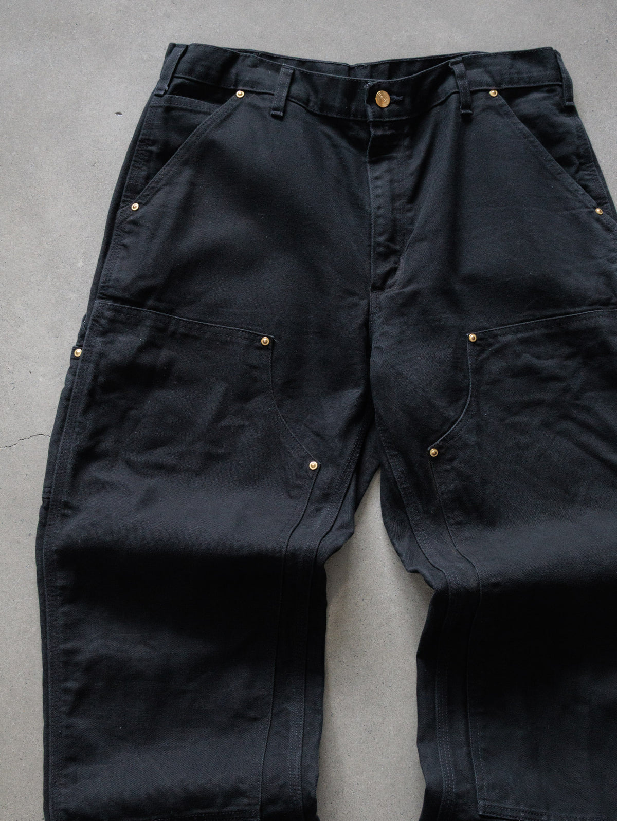Vintage Black Carhartt Double Knee Carpenter Pants (W34)