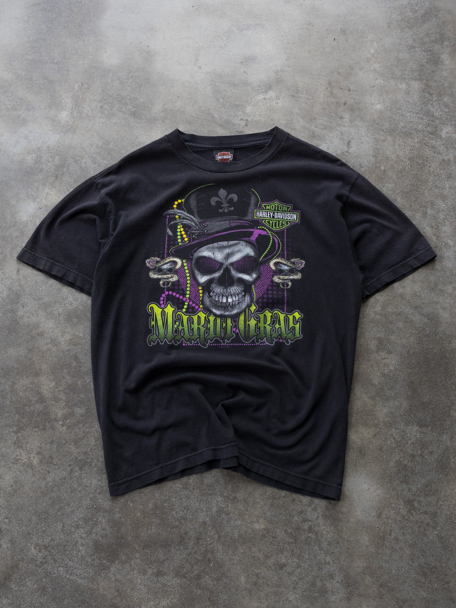 Harley-Davidson Mardi Gras Voodoo Tee (L)