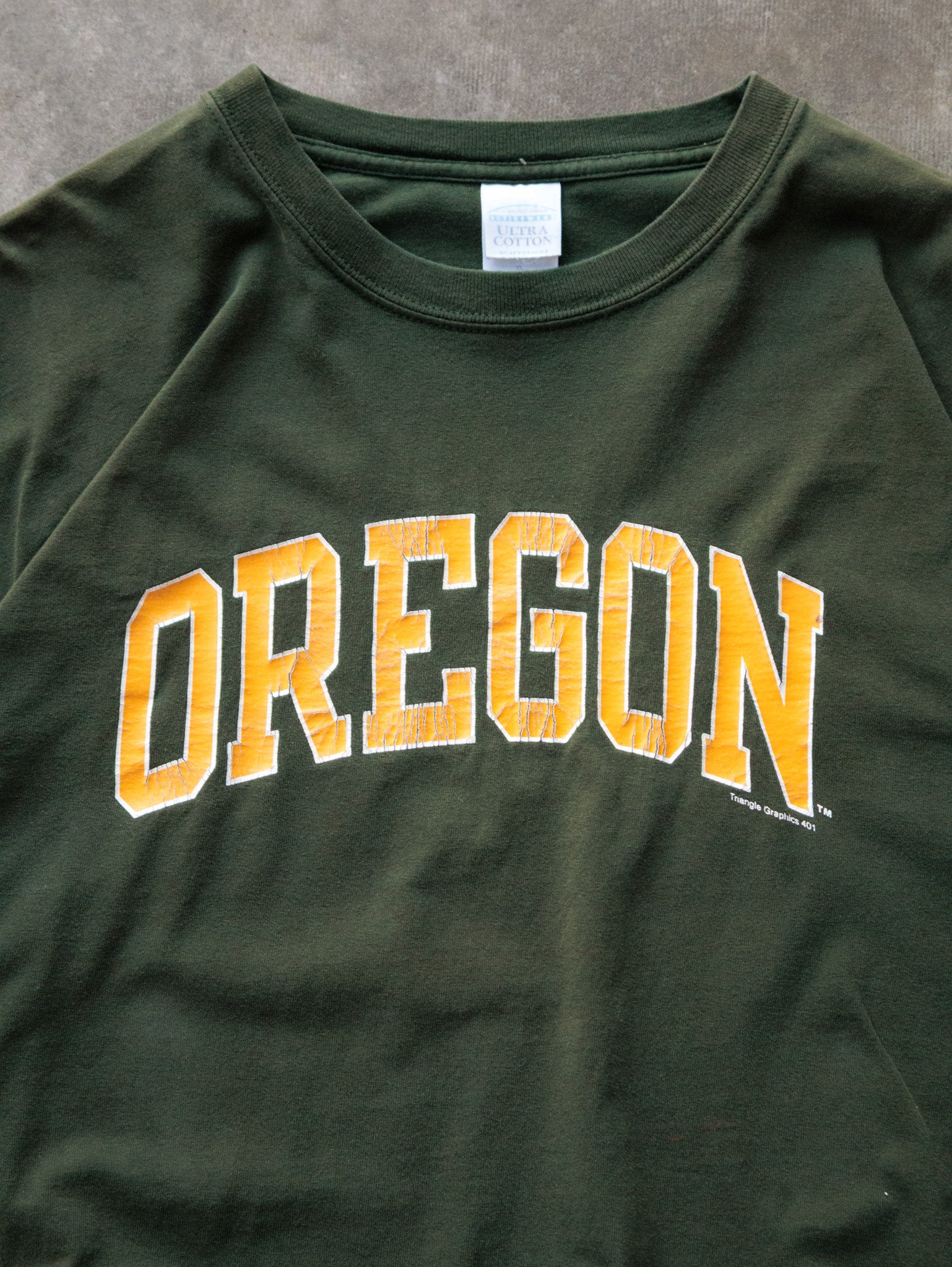 Vintage Green Oregon Tee (XL)