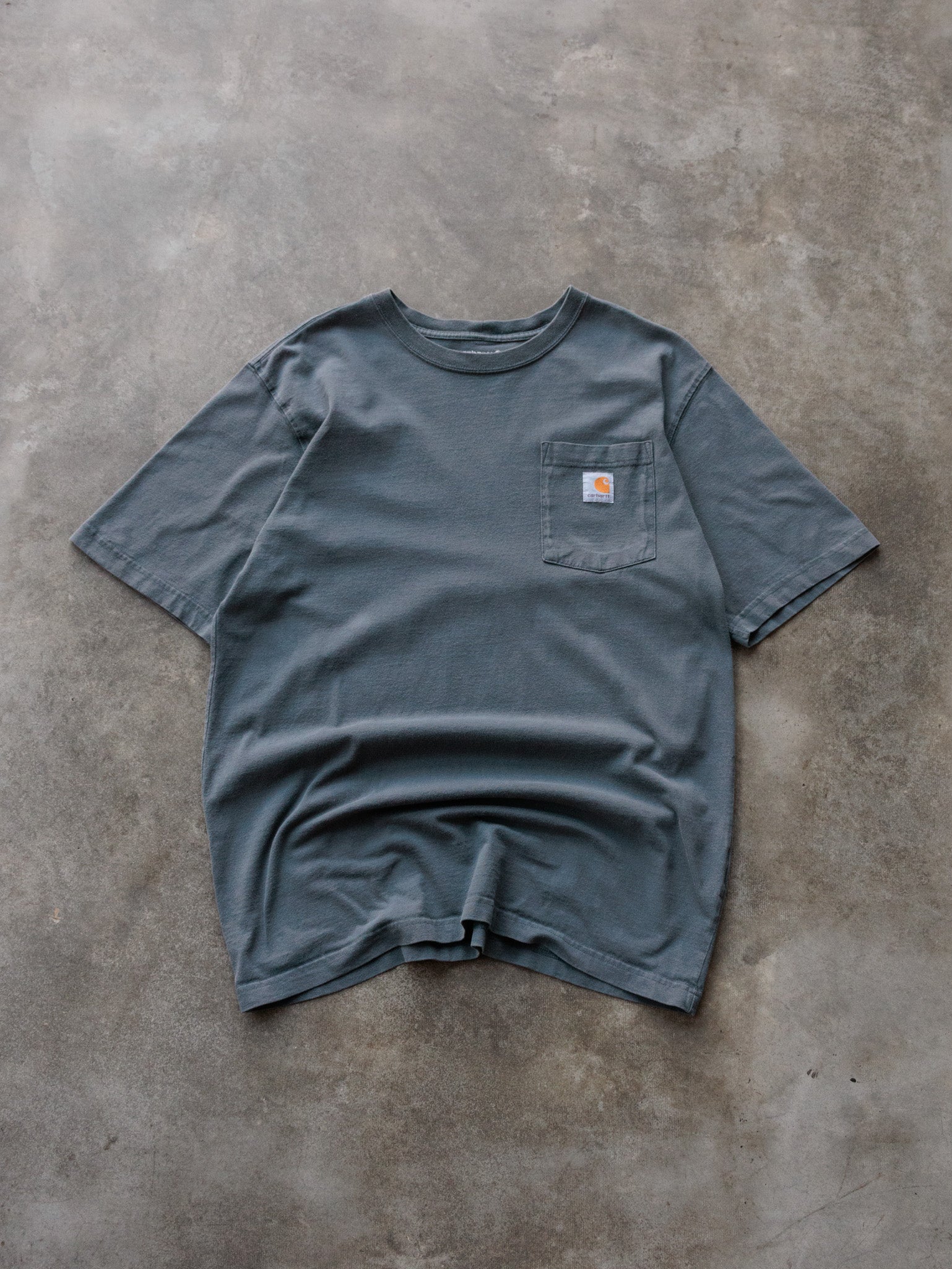Vintage Grey Carhartt Pocket Tee (M)