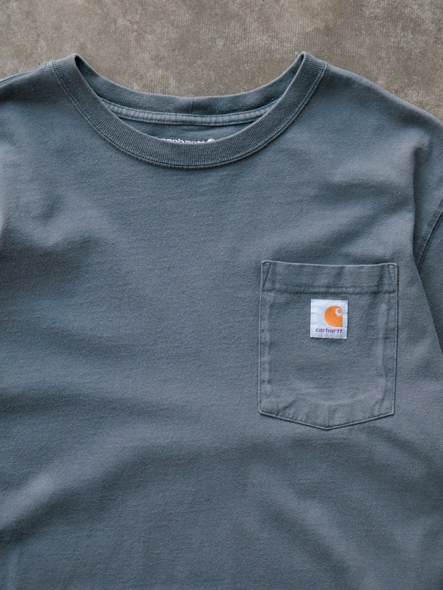 Vintage Grey Carhartt Pocket Tee (M)