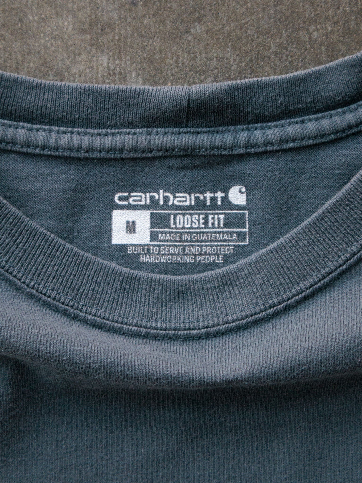 Vintage Grey Carhartt Pocket Tee (M)
