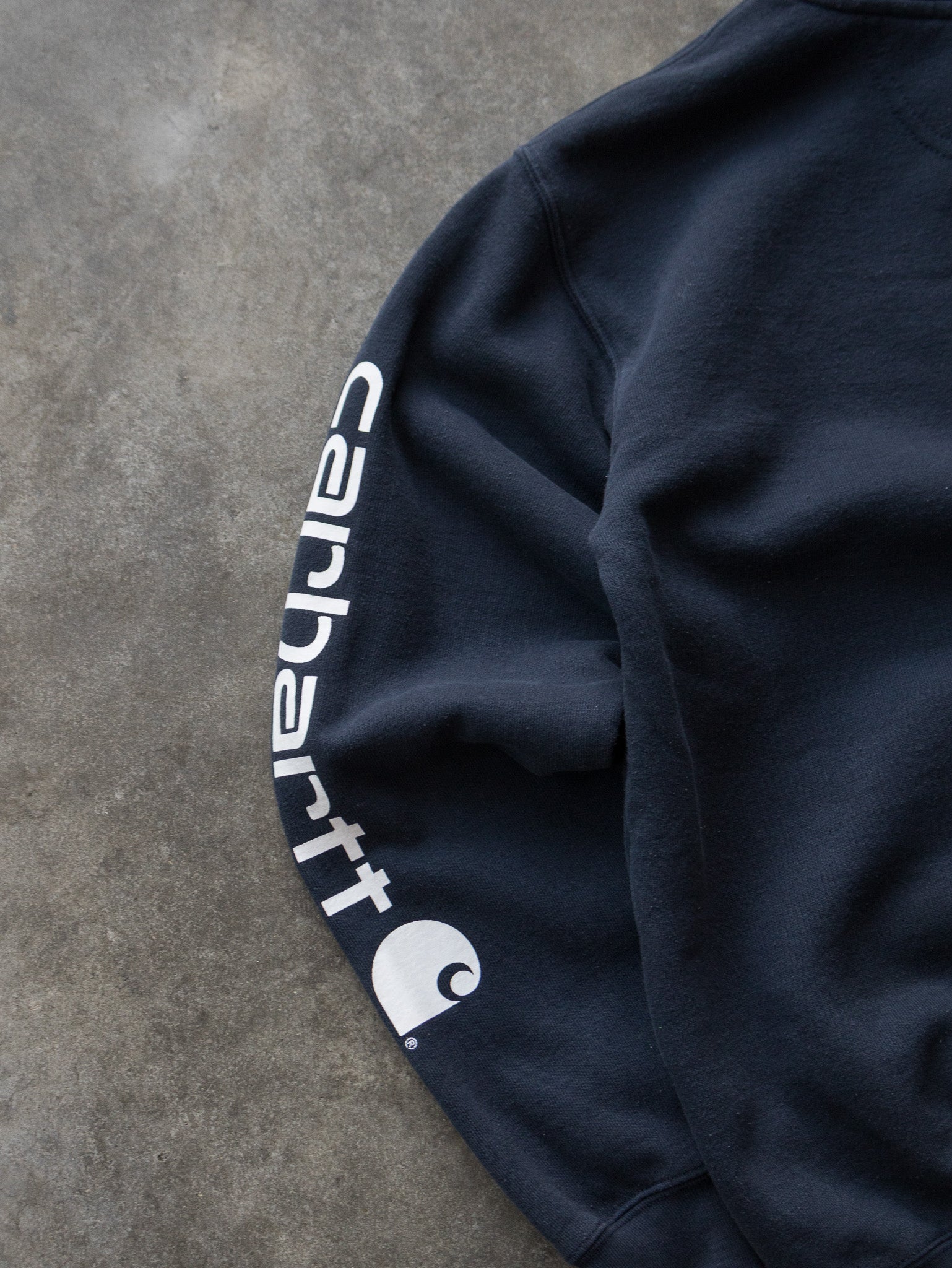 Vintage Navy Carhartt Hoodie (S)