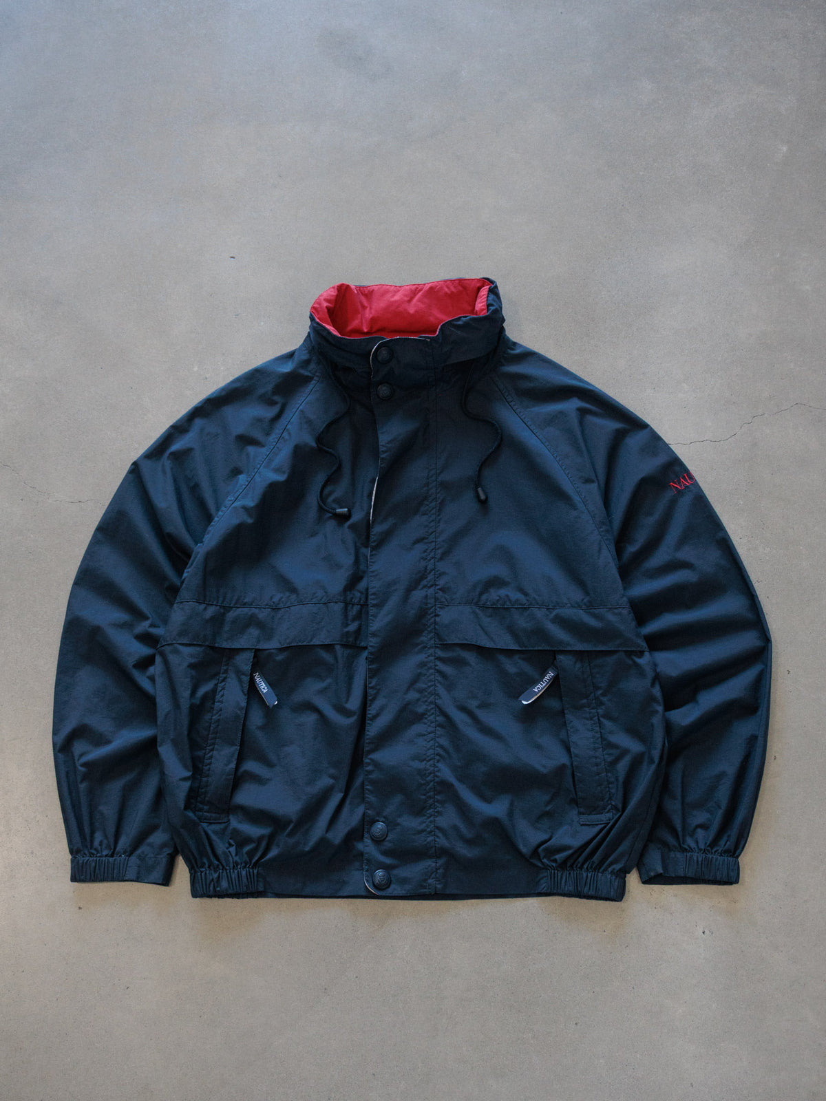 Vintage 90s Navy Nautica Windbreaker (L)