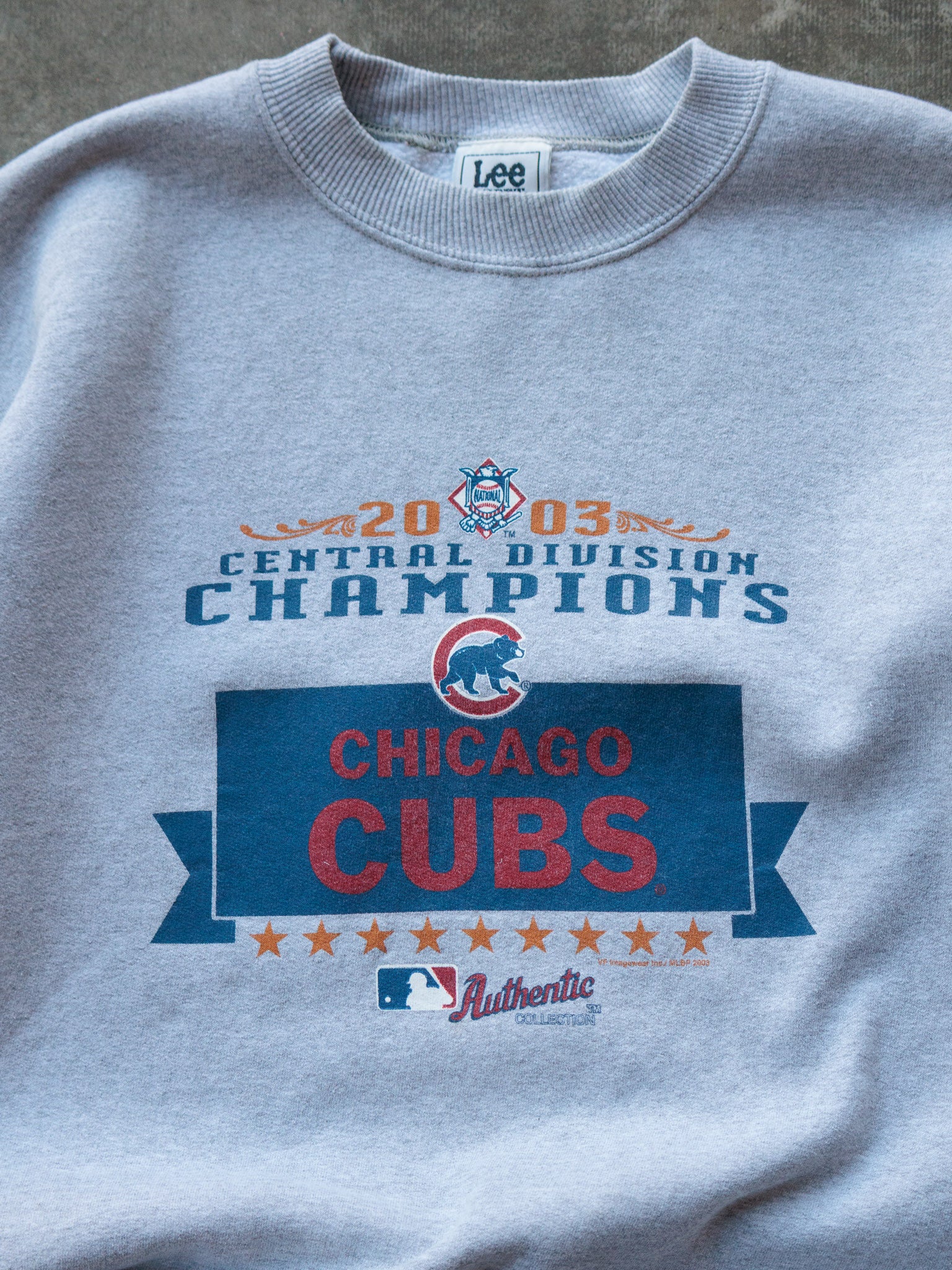 Vintage 2003 Lee Sport Chicago Cubs Champs Sweatshirt (M)