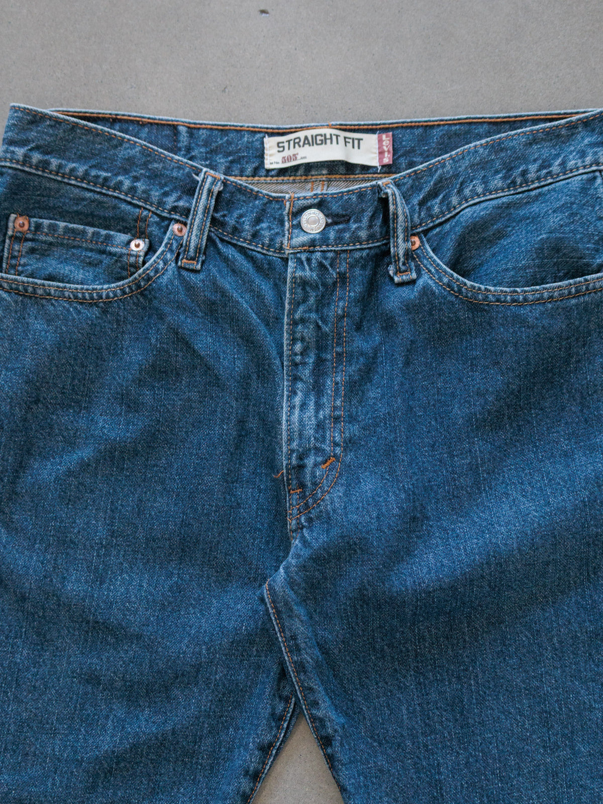 Vintage Blue Levi's 505 Denim Shorts (W32)