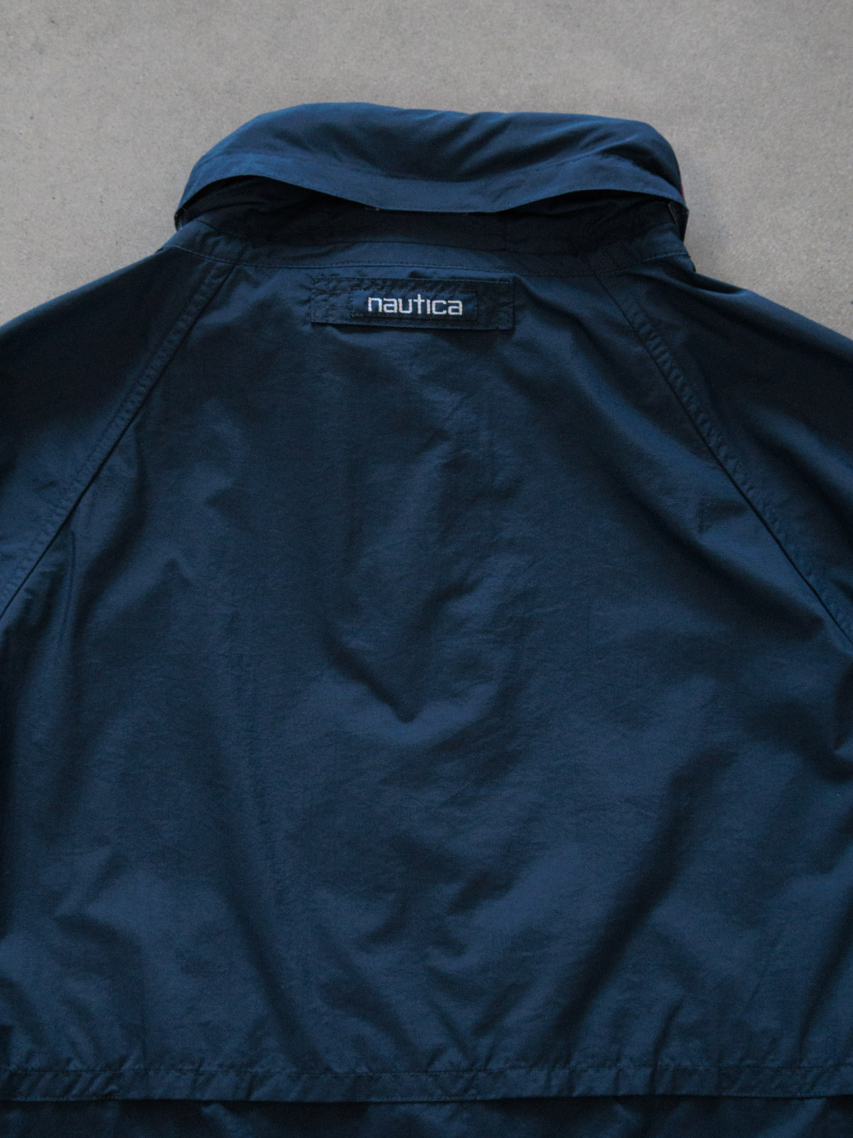 Vintage 90s Navy Nautica Windbreaker (L)