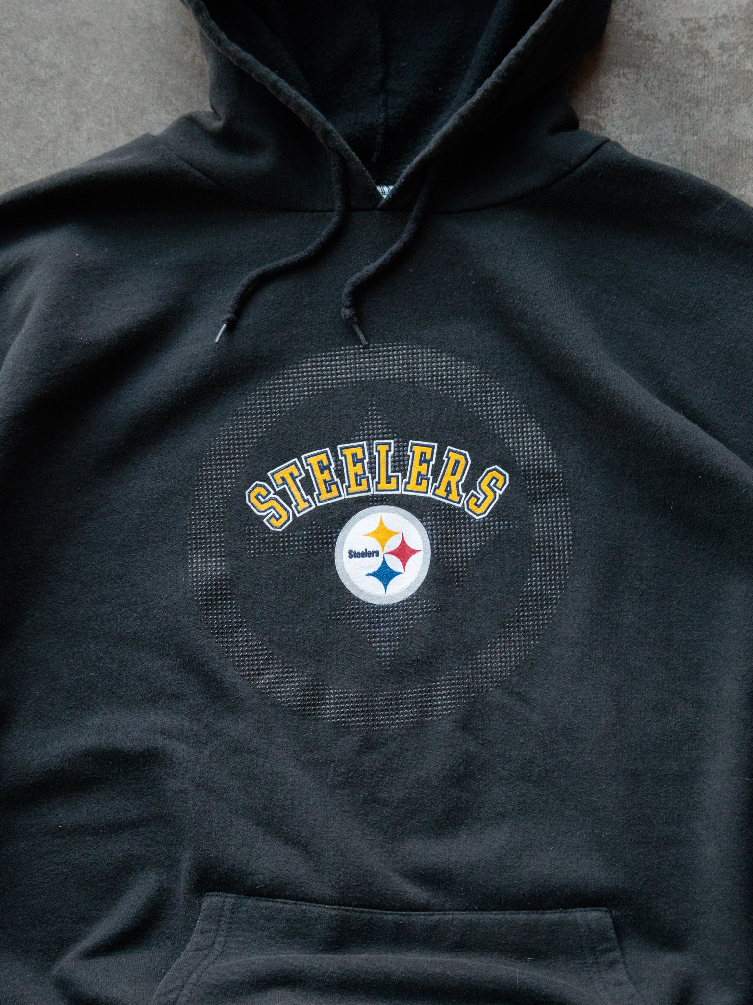 Vintage 00s Black Pittsburgh Steelers Hoodie (XL)