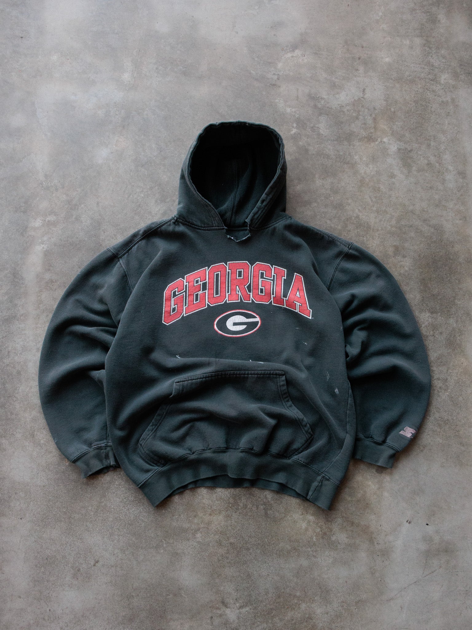 Vintage 00s Green Georgia Starter Hoodie (L)
